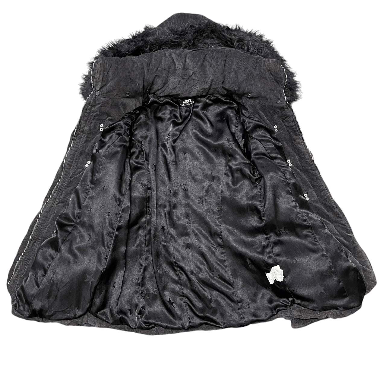Japanese Brand Vintage Backs Bono Bondage Boa Fur Hooded Padding Jacket Size US S / EU 44-46 / 1 - 19 Thumbnail