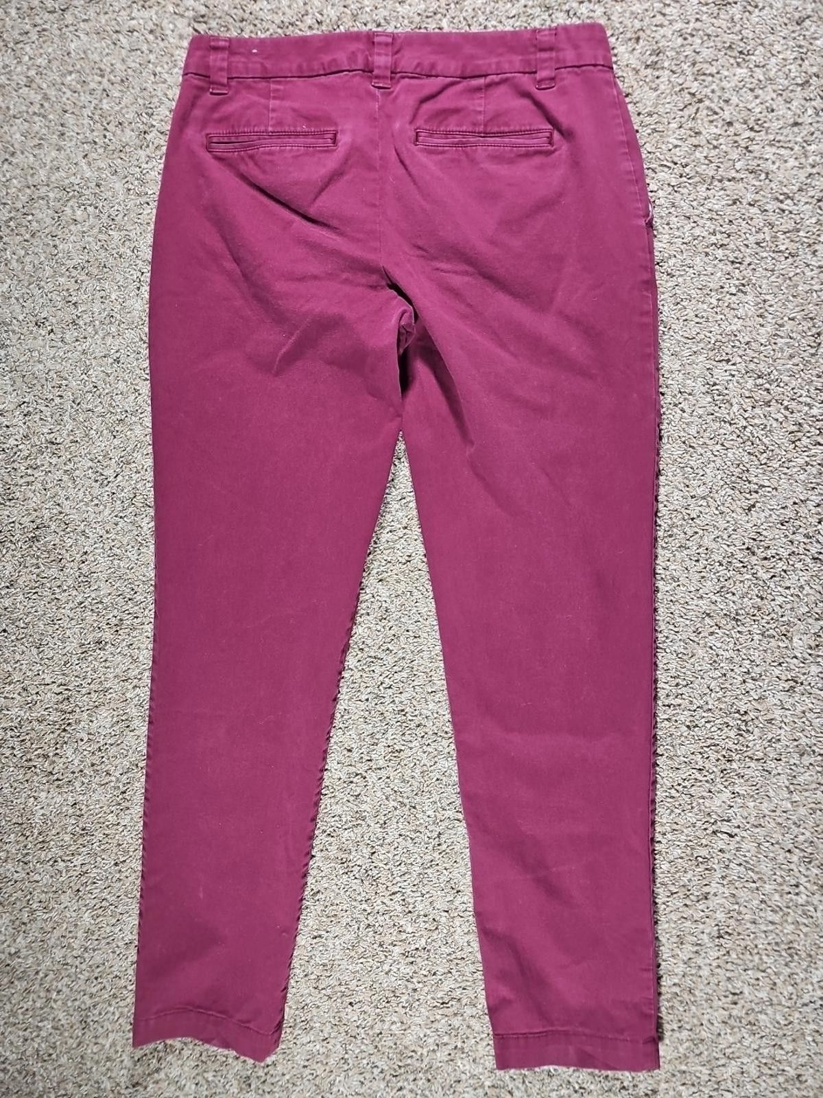 Gap Broken-in Straight 04 Khakis By GAP Purple Size 30" / US 8 / IT 44 - 6 Thumbnail