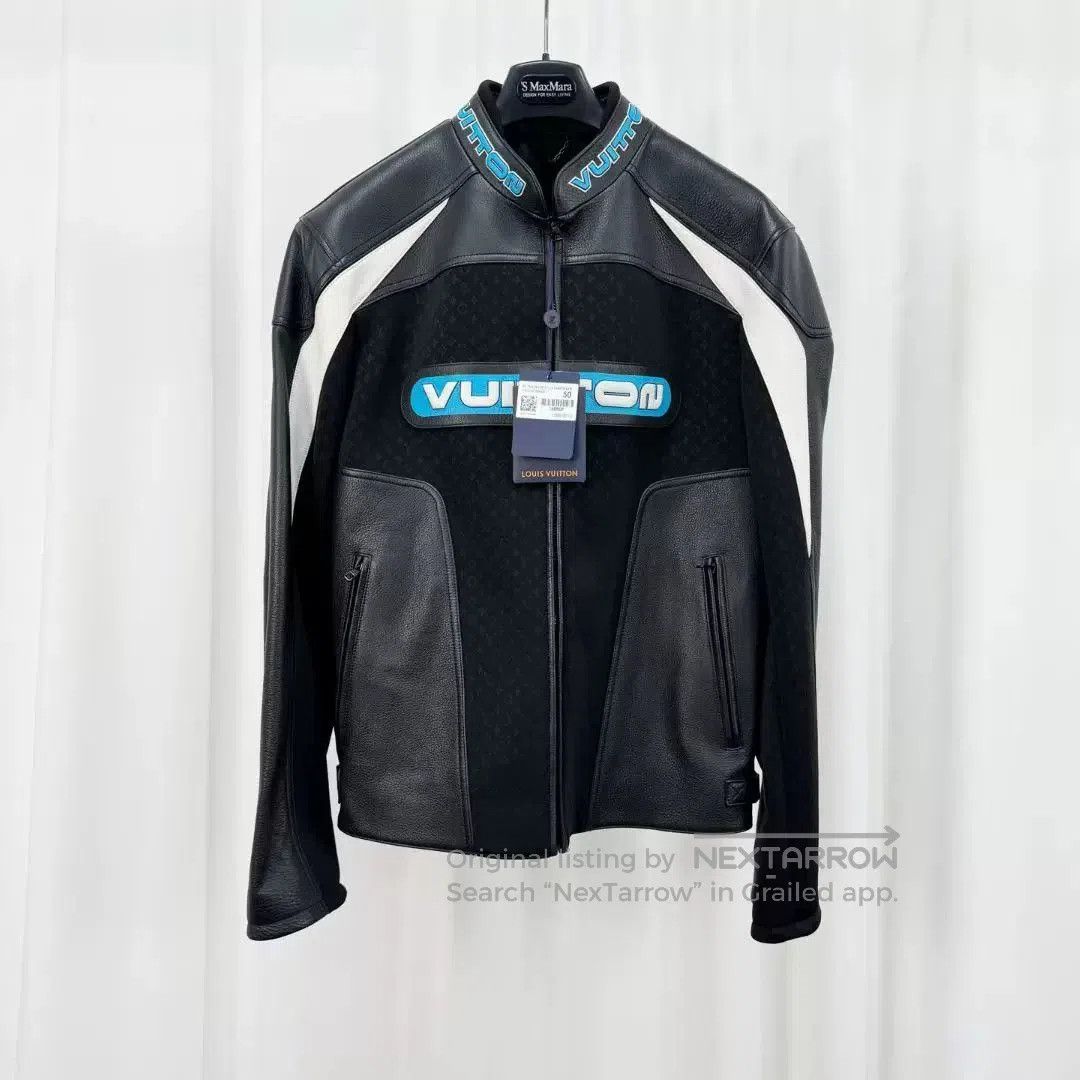 Louis Vuitton louis vuitton black leather biker jacket. Size US L / EU 52-54 / 3 - 1 Thumbnail