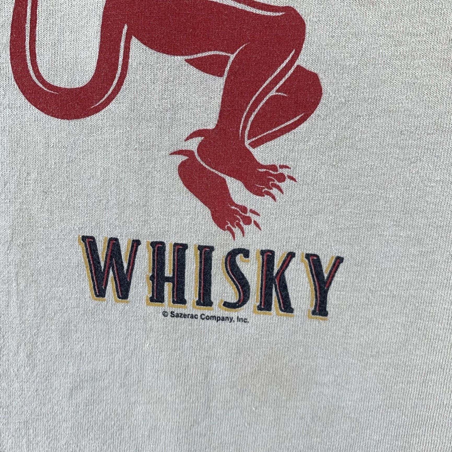 Vintage VINTAGE Fireball Whiskey Dragon Men's T-Shirt Medium Crew Neck Graphic Tee 2020s Fire Theme Cottons Size US M / EU 48-50 / 2 - 7 Thumbnail