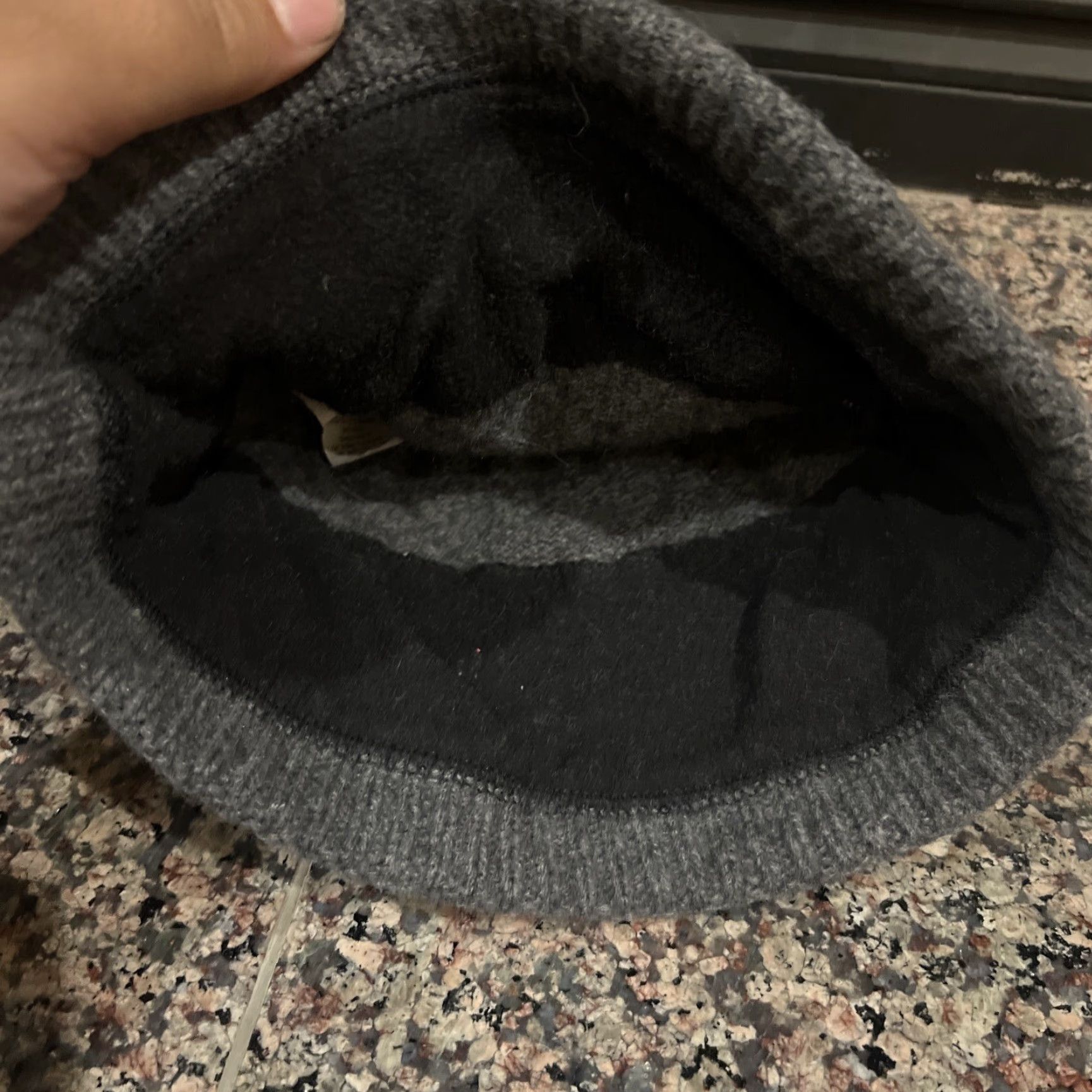 Patagonia Patagonia Womens Honeycomb Knit Beanie Wool Blend Fleece lined Gray Size ONE SIZE - 3 Thumbnail