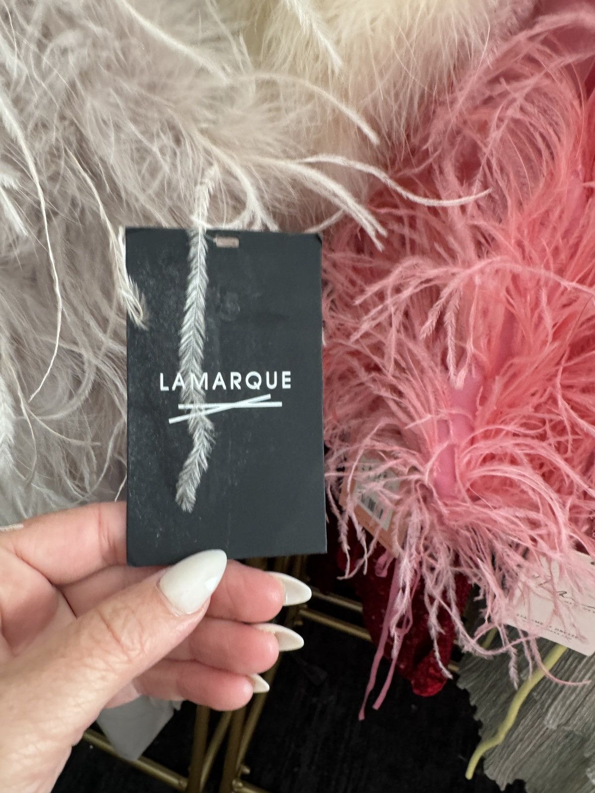 LAMARQUE LAMARQUE feather crop top Size L / US 10 / IT 46 - 3 Thumbnail