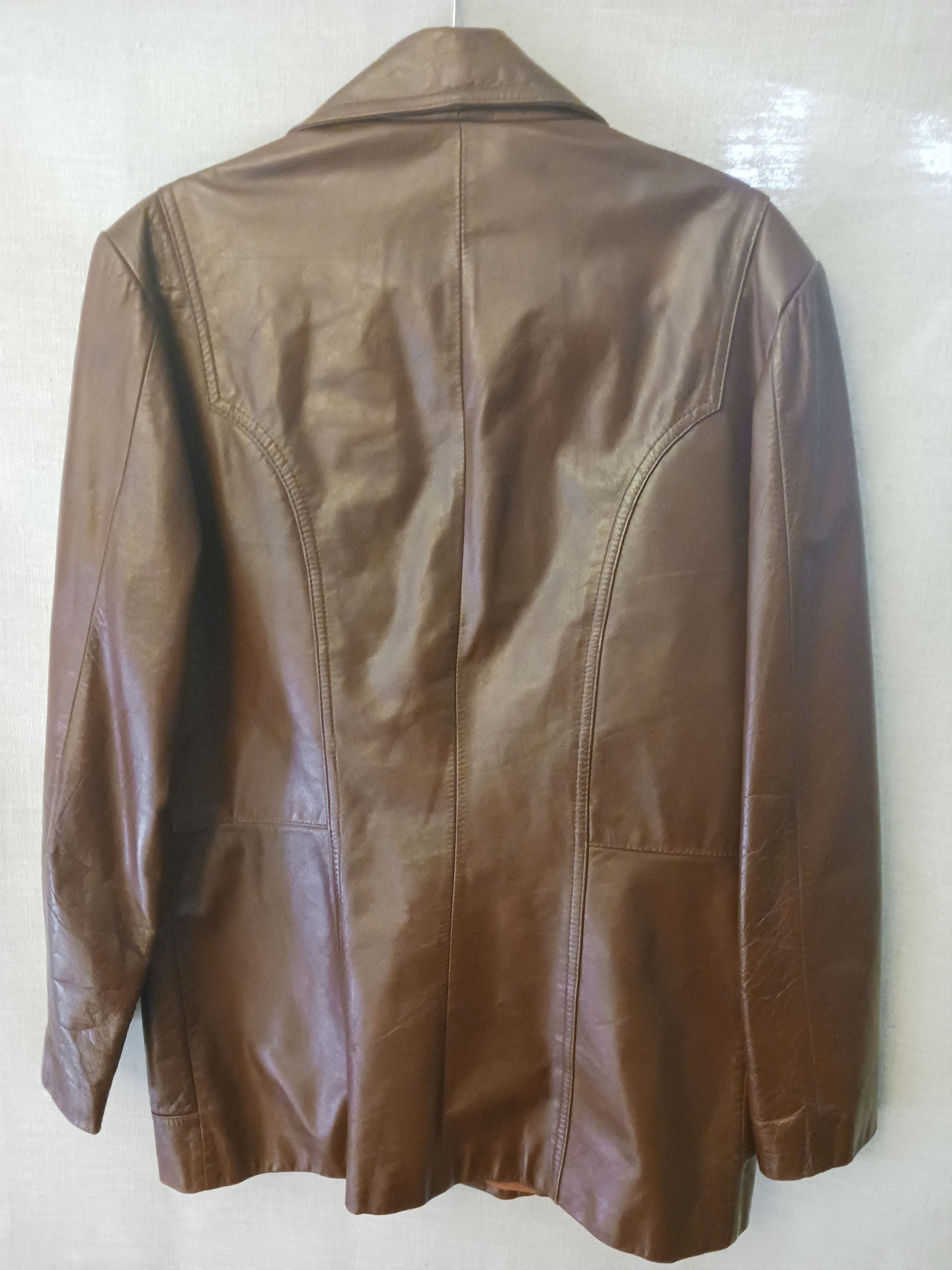 Vintage Vintage 70's Jeffery 100% Leather Jacket Size US L / EU 52-54 / 3 - 2 Thumbnail