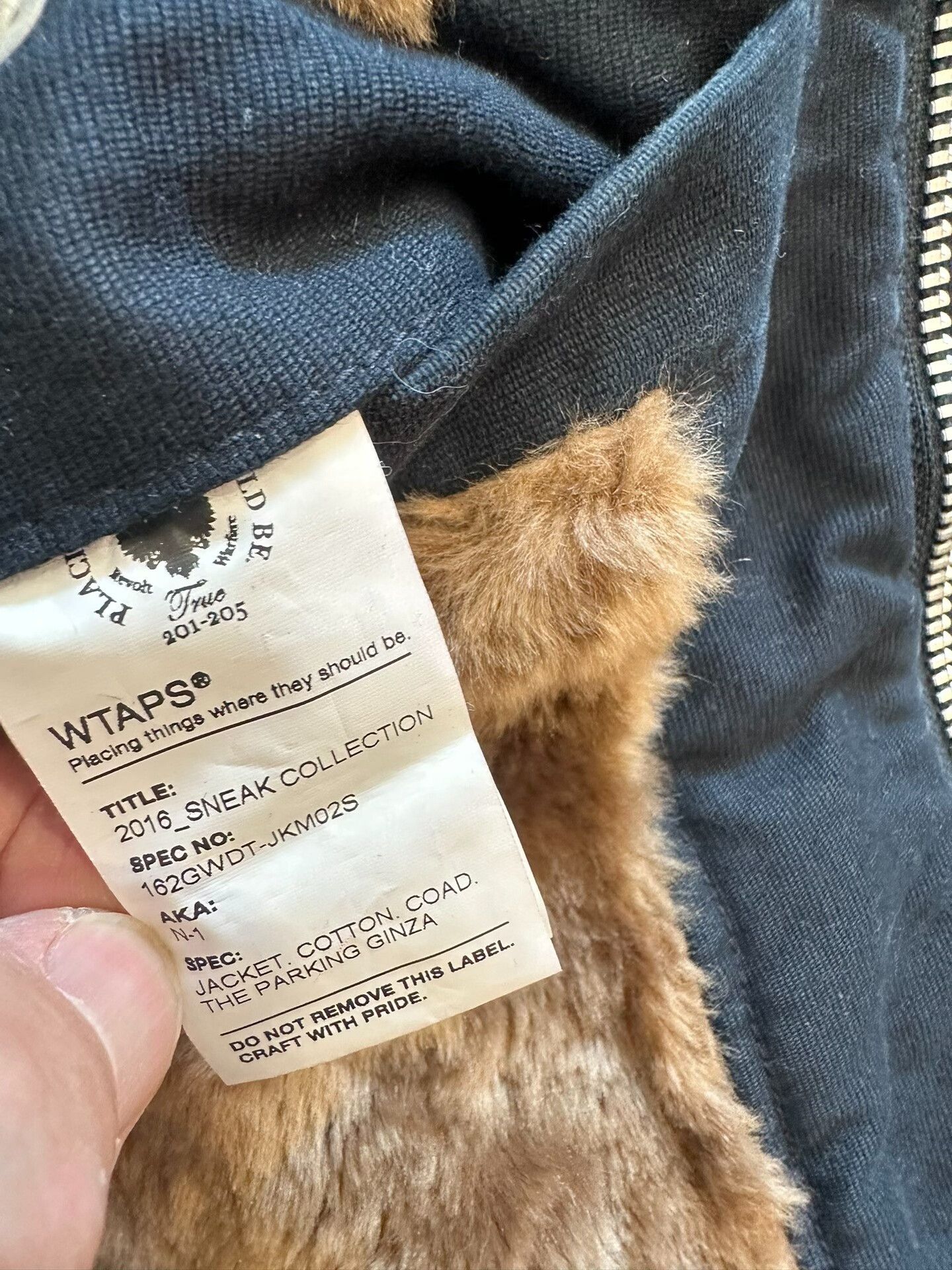 Wtaps wtaps 813 N1 jacket with fur collar Size US XL / EU 56 / 4 - 8 Thumbnail