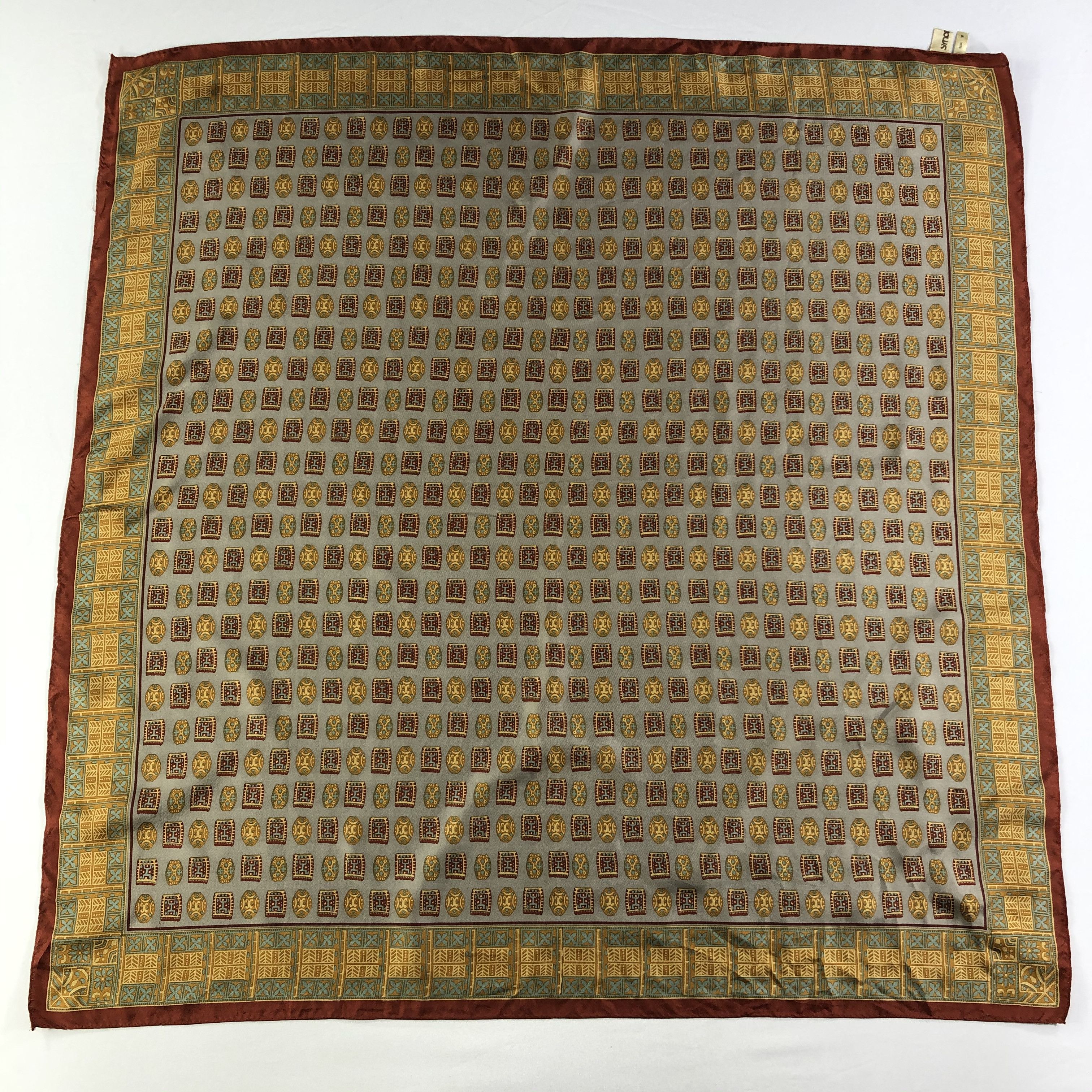 Vintage Vintage Silk Scarf Size ONE SIZE - 2 Thumbnail