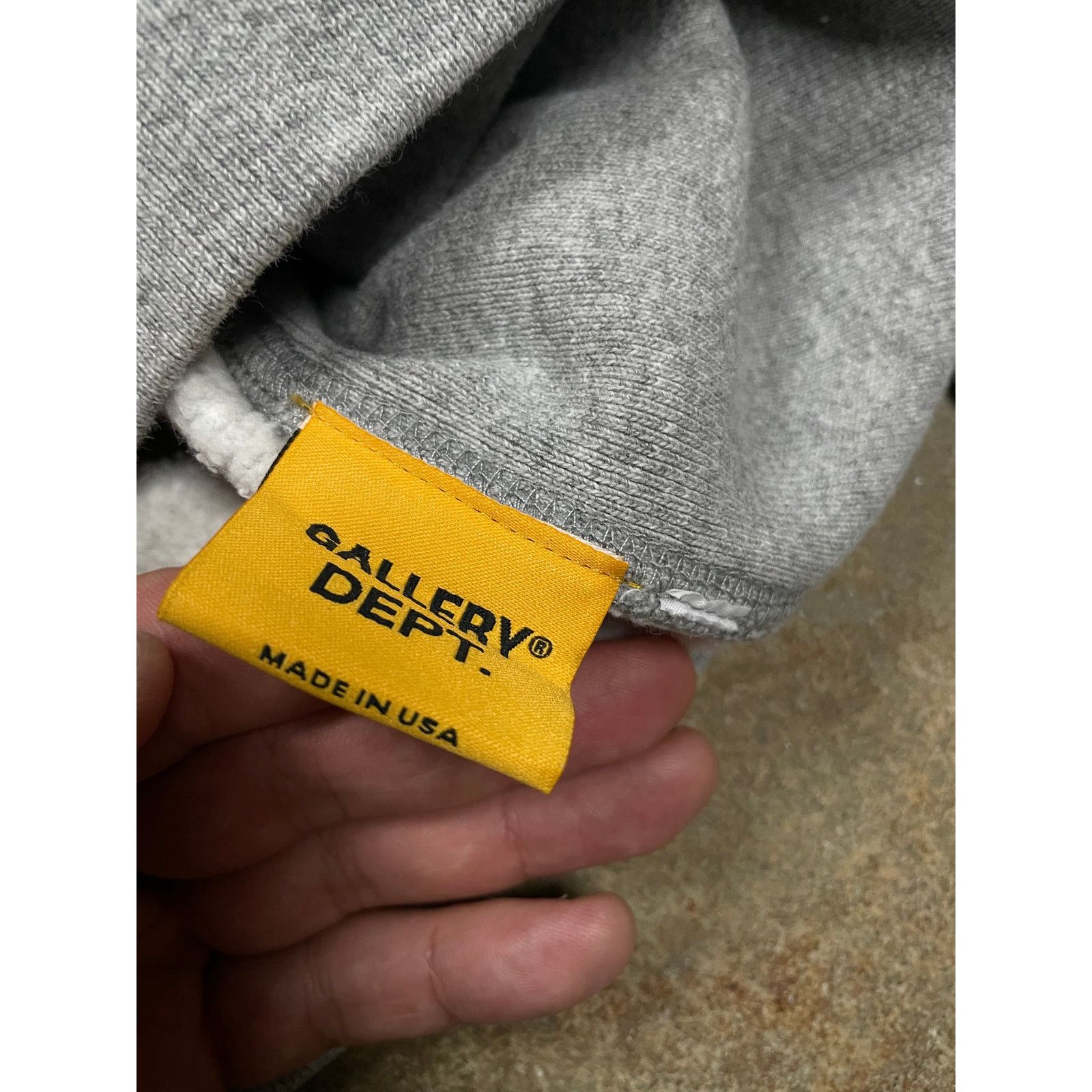 Gallery Dept. Gallery Dept Hoodie Grey Large New Size US L / EU 52-54 / 3 - 4 Thumbnail