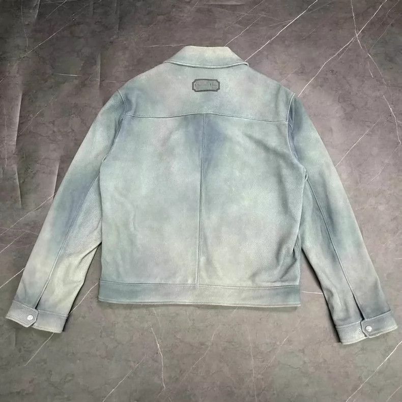 Dior DIOR 24FW gradient blue suede coat Size US L / EU 52-54 / 3 - 2 Thumbnail