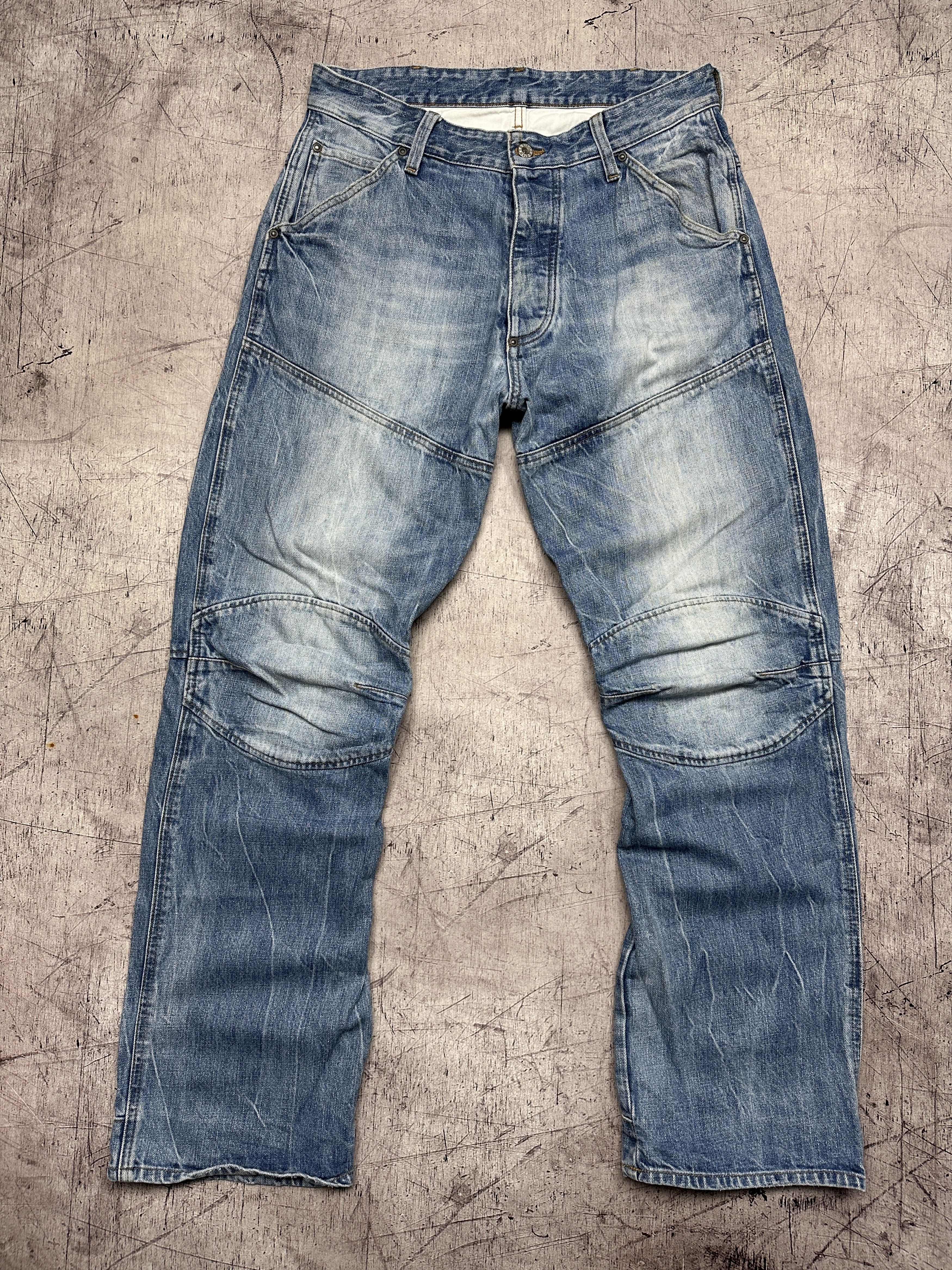 G-Star G Star Raw Mens 5620 3D Loose Double Knee Denim Pants Jeans Size US 33 - 1 Thumbnail