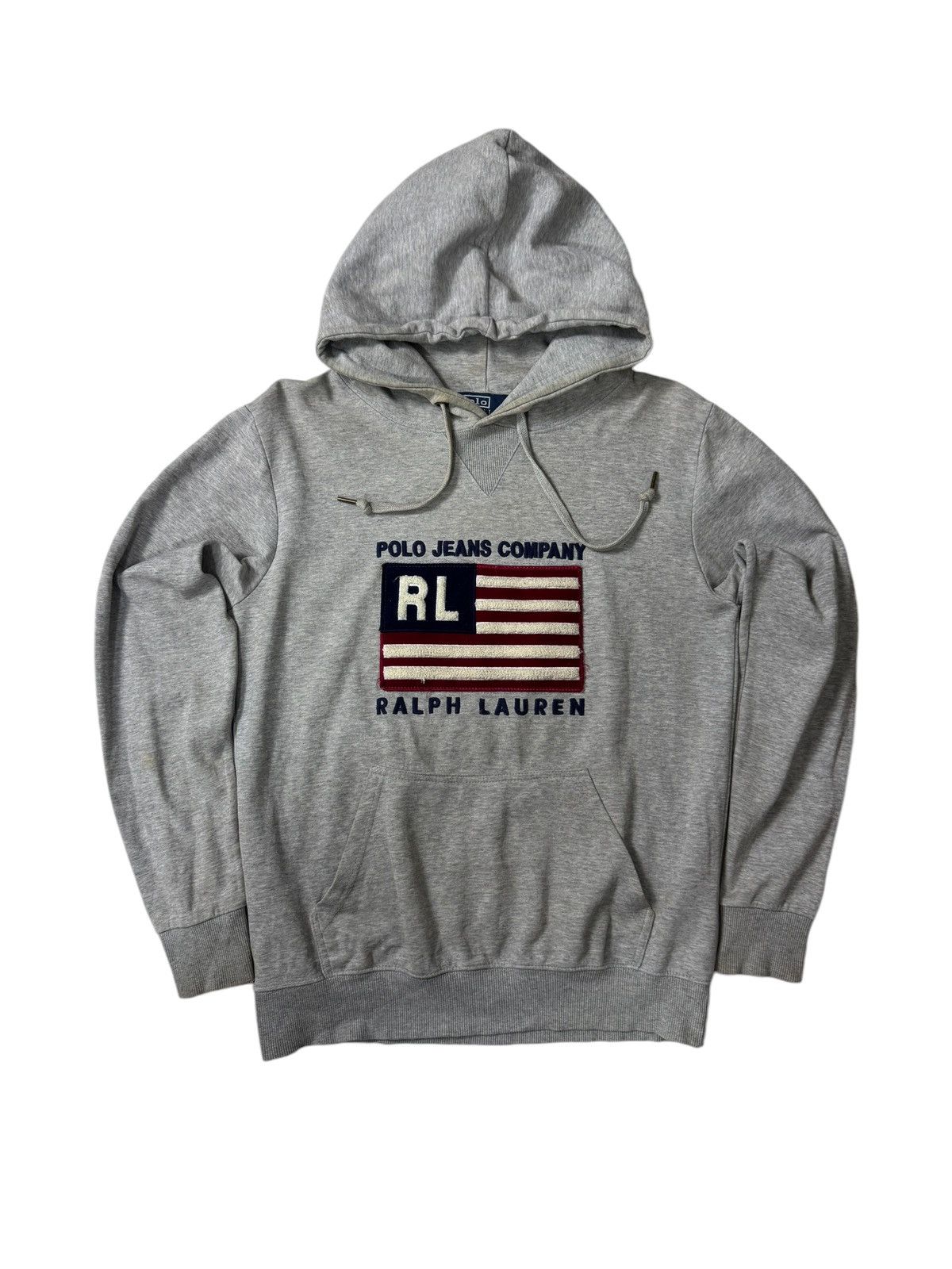 Polo Ralph Lauren × Vintage Polo Ralph Lauren Usa 🇺🇸 Flag Hoodie Size US M / EU 48-50 / 2 - 1 Thumbnail