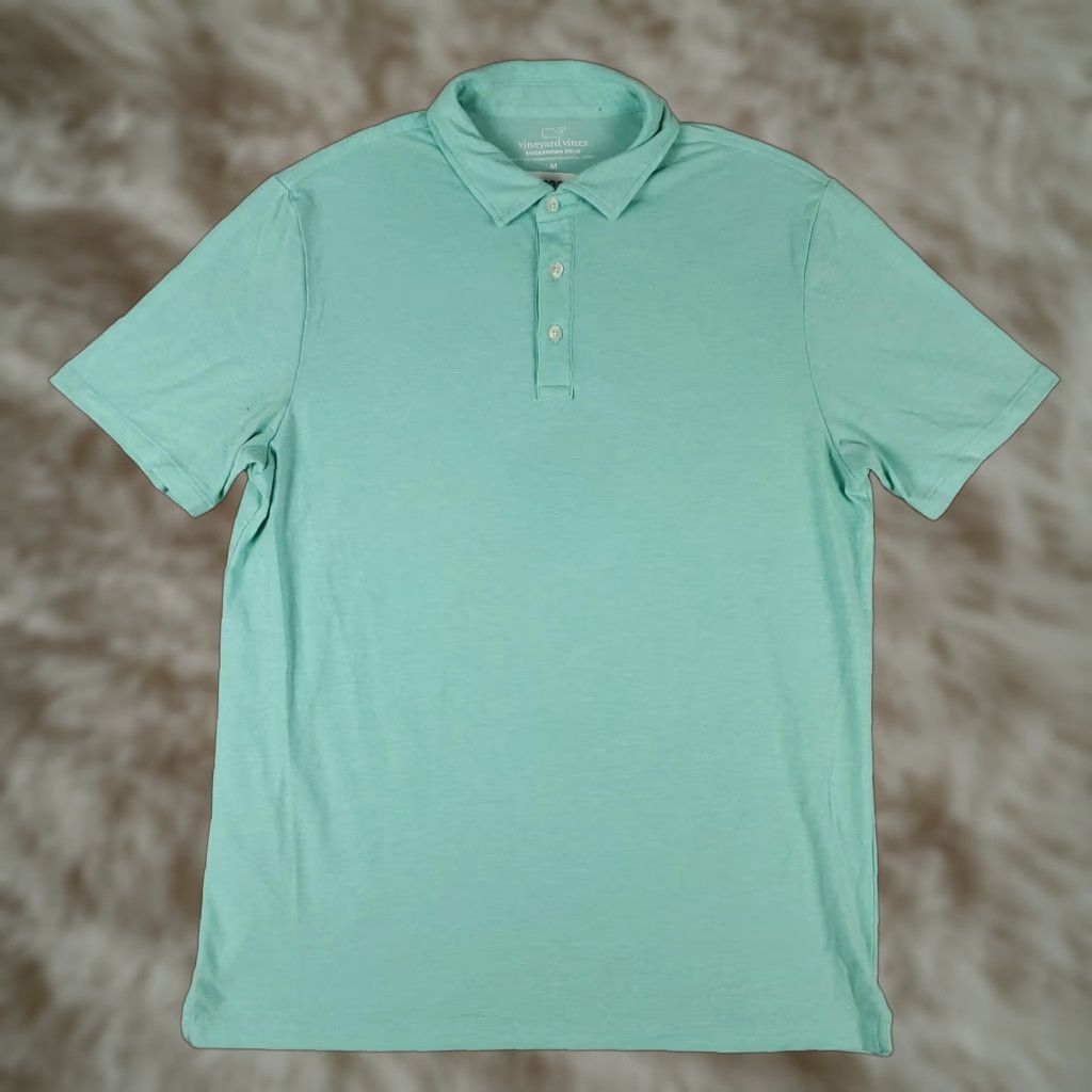 Vineyard Vines Vineyard Vines Edgartown Polo Shirt Mens Medium Green Performance Stretch Casual Size US M / EU 48-50 / 2 - 1 Thumbnail