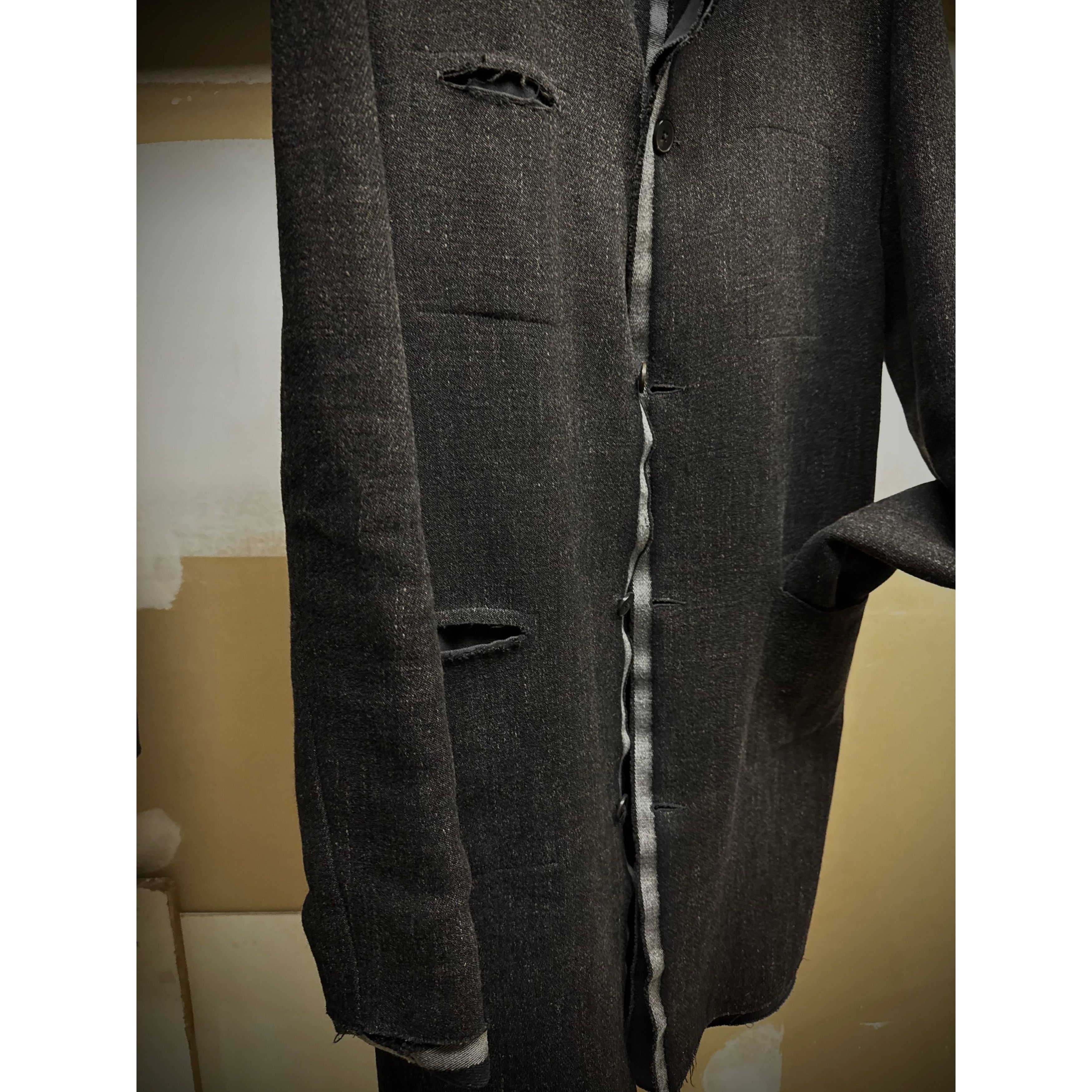 Ma+ ma+ by Maurizio Amadei 261LCM Wool Hemp Selvedge Pocket Coat Size US M / EU 48-50 / 2 - 5 Thumbnail