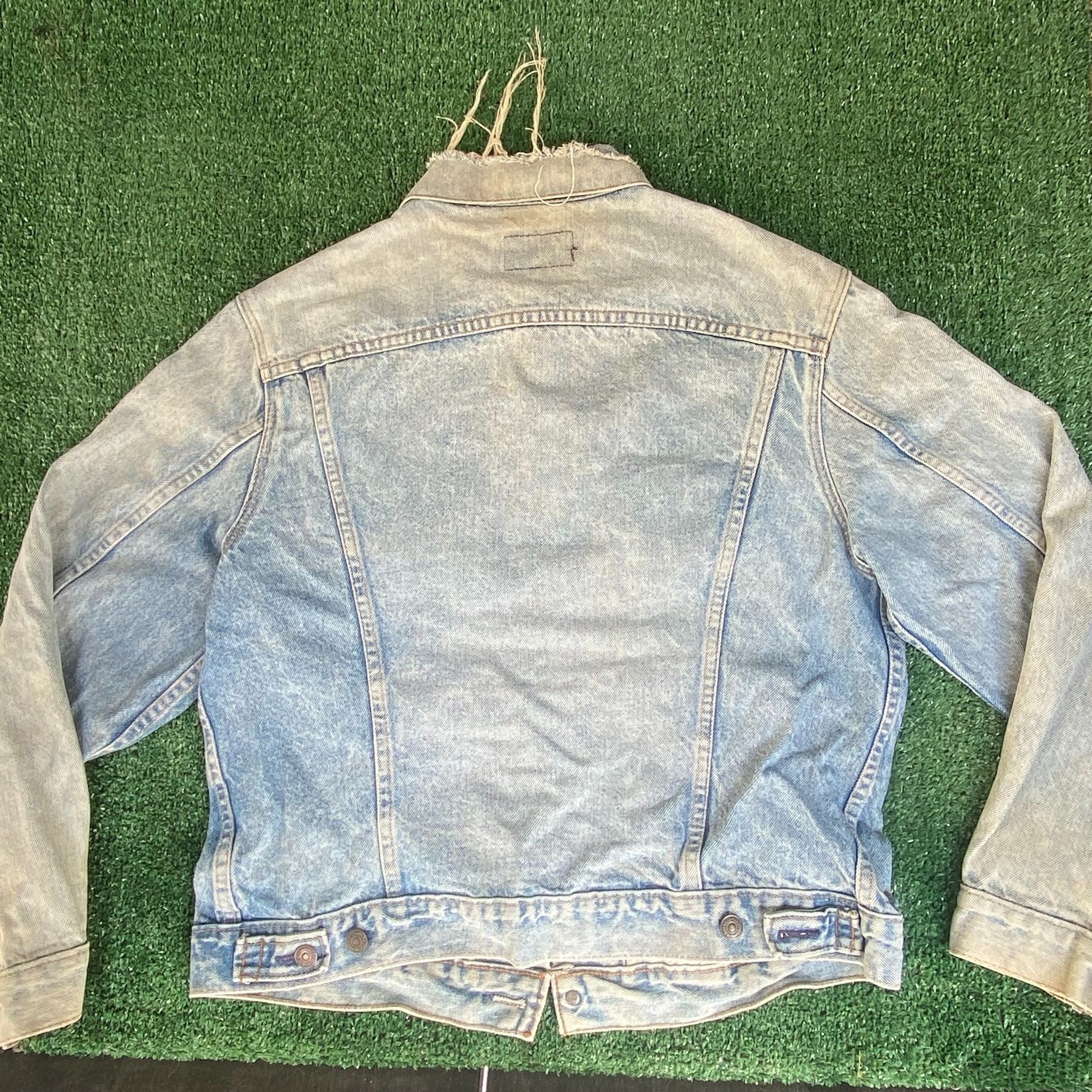 Levi's Vintage 90s Levi's Trucker Jacket Punk Denim Jean Jacket Size US M / EU 48-50 / 2 - 5 Thumbnail