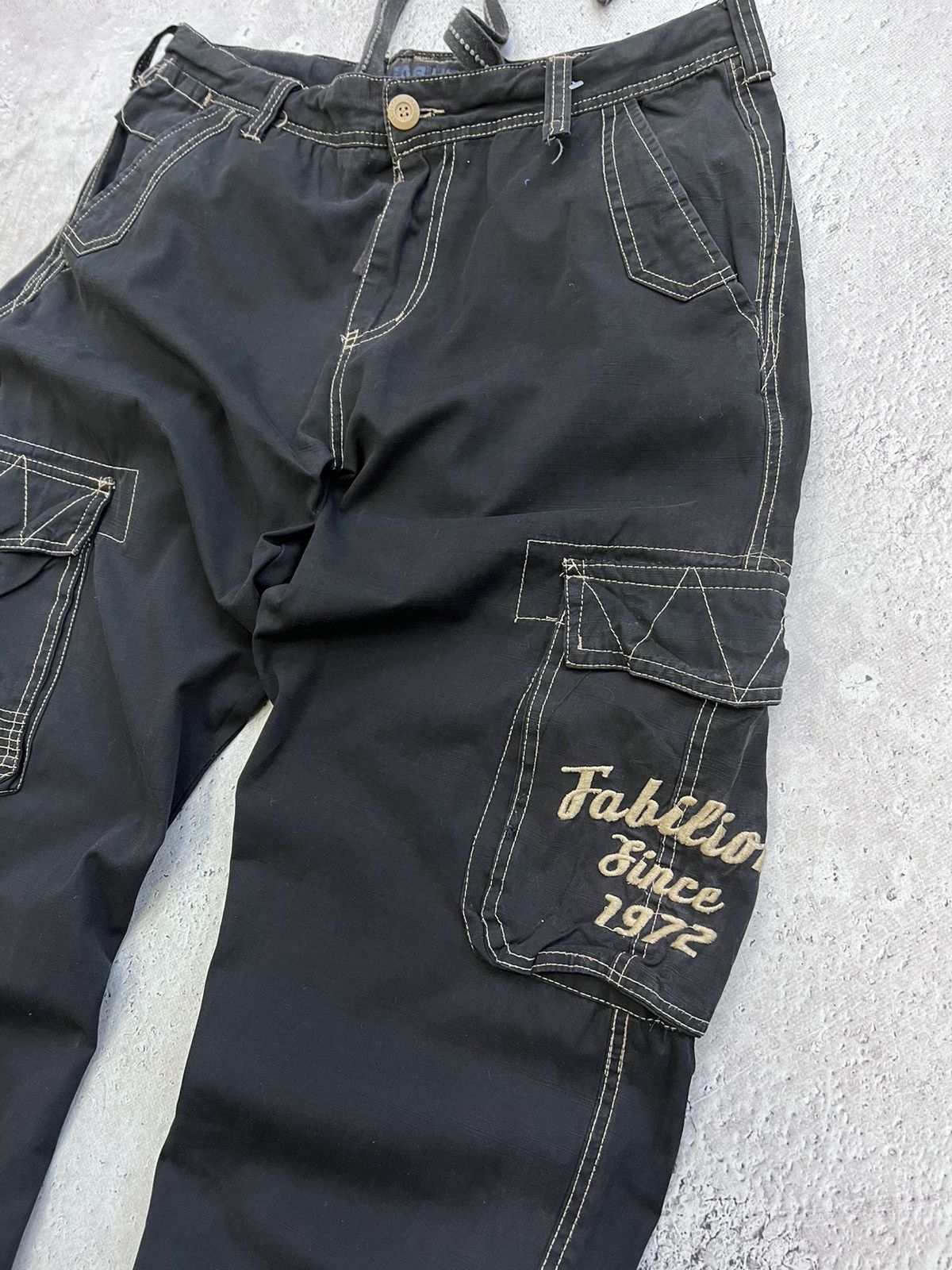 Japanese Brand × Junya Watanabe × Vintage Vintage Archive Avantgarde Cargo Junya Watanabe Vibe Pants Size US 32 / EU 48 - 6 Thumbnail