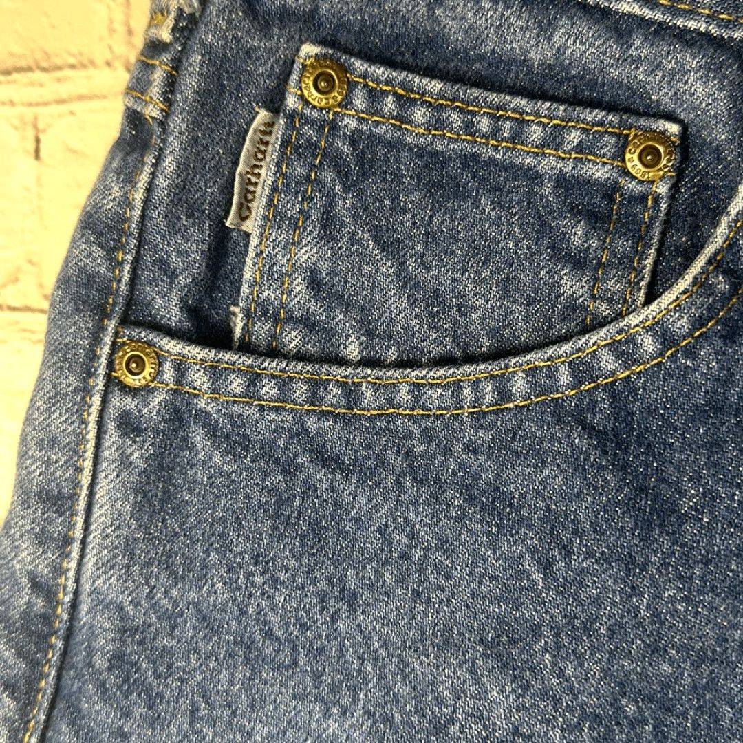 Carhartt VINTAGE Carhartt Mens Jeans Denim Size 32 Tapered Fit Relaxed Blue 34 Inseam Mens Clothing Size US 32 / EU 48 - 3 Thumbnail