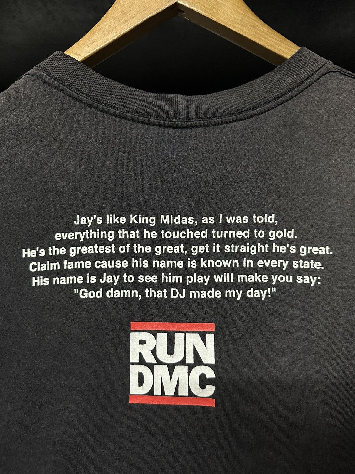 Band Tees × Rap Tees × Vintage Vintage Jam Master Jay Run Dmc Sun Faded Tee Size US XL / EU 56 / 4 - 8 Thumbnail