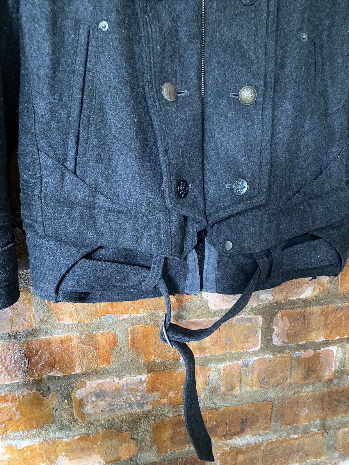 PPFM 2000s PPFM Punk Napoleon Hem removable Wool Jacket Size US M / EU 48-50 / 2 - 12 Thumbnail