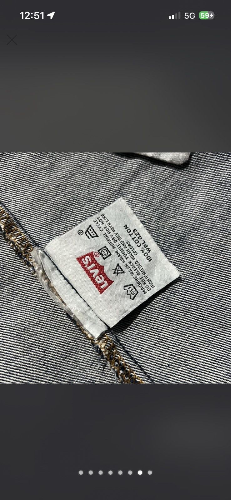 Levi's Vintage Clothing Vintage 90s Levi’s 501 Button Jeans Size US 36 / EU 52 - 7 Thumbnail