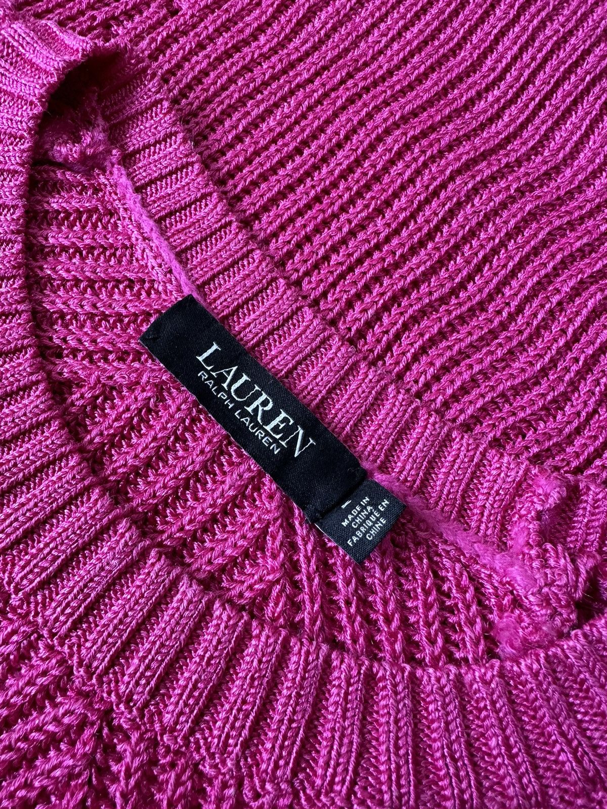 Ralph Lauren Black Label RALPH LAUREN Black Label Linen / Viscose Knit Sweater Size M / US 6-8 / IT 42-44 - 4 Thumbnail
