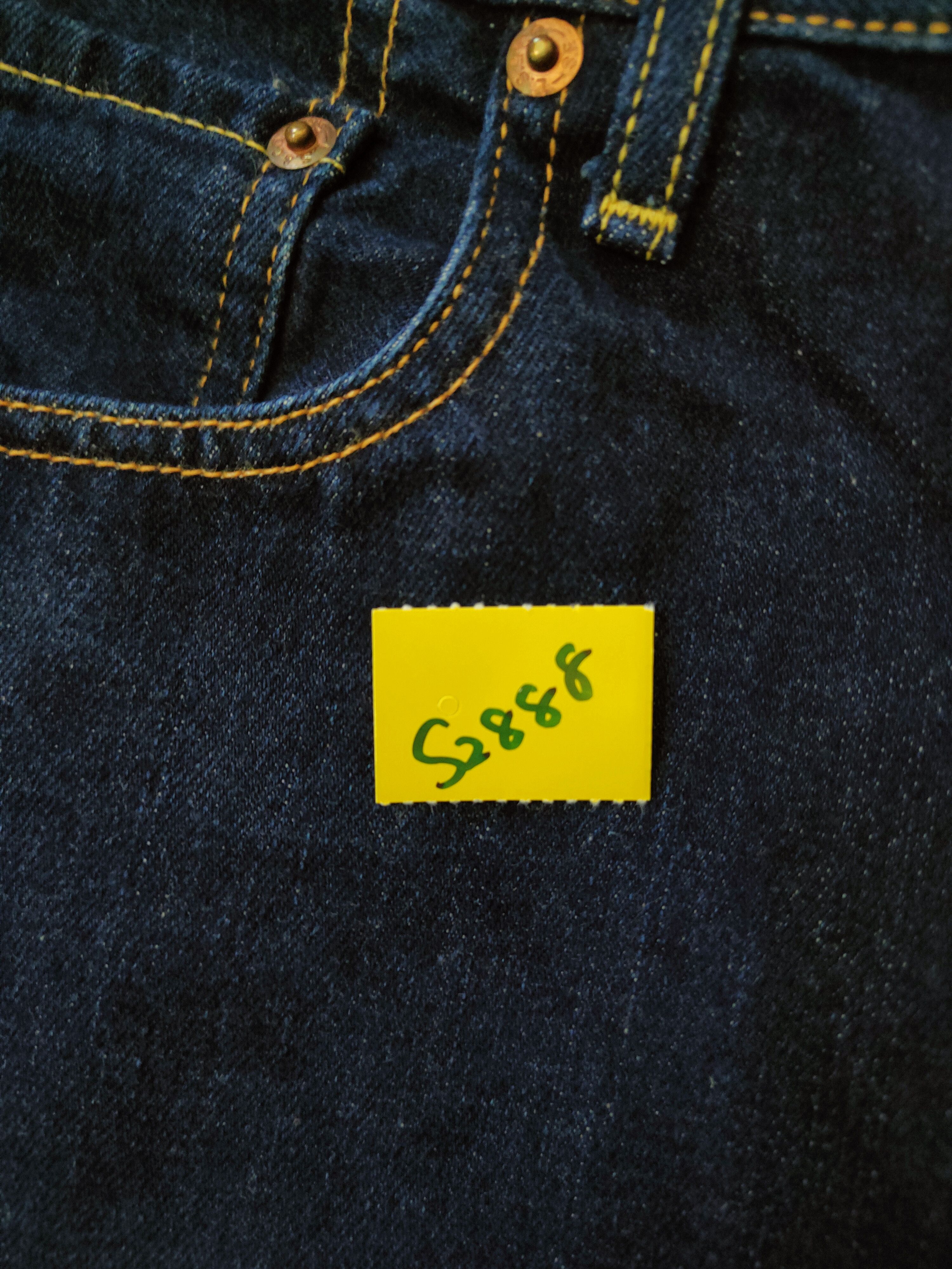 Levi's 502 Levi's Dark Blue selvage denim Jeans #S2888 Size US 34 / EU 50 - 17 Thumbnail