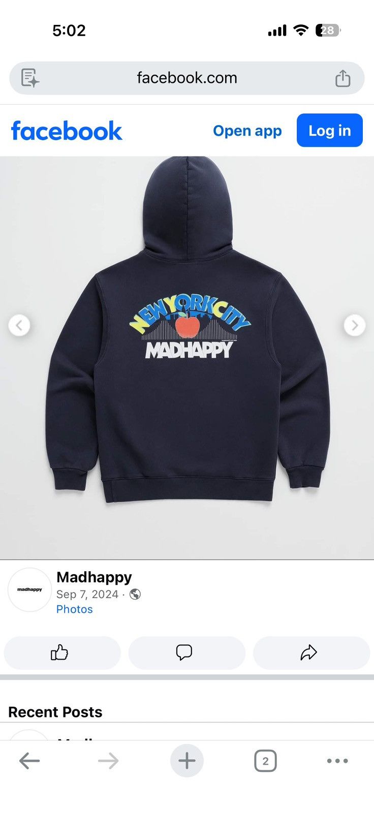 Madhappy Madhappy NYC Soho Concept Shop Exclusive Hoodie Size US L / EU 52-54 / 3 - 7 Thumbnail