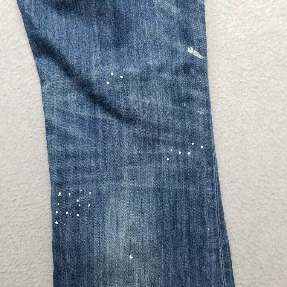 Seven 7 Seven7 Jeans Womens 33x33 Blue Denim Flared Stretch Size 33" - 9 Thumbnail