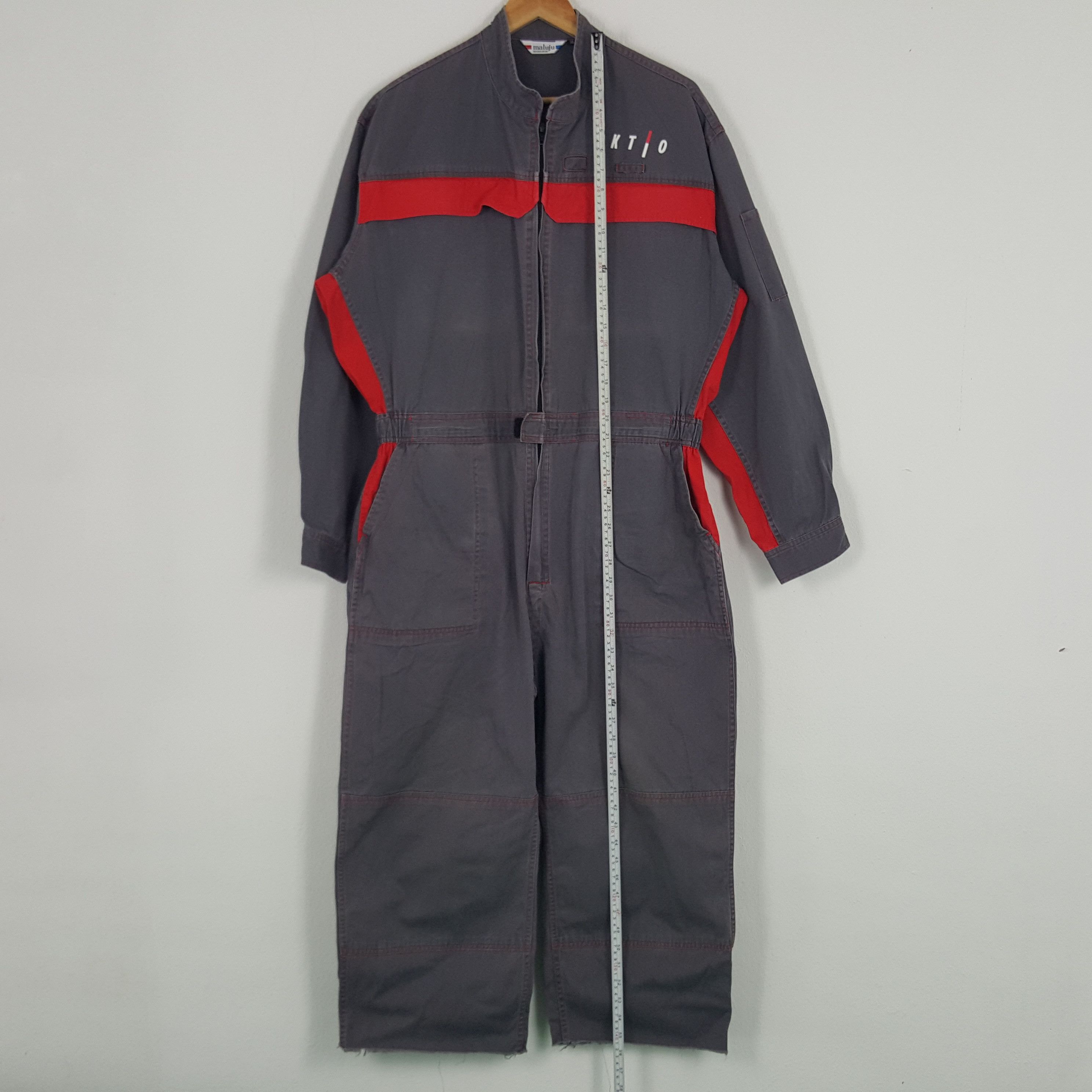 Japanese Brand × Vintage Vintage AKTO Japan Motorsports Baggy Style Coverall Jacket Size US XL / EU 56 / 4 - 7 Thumbnail