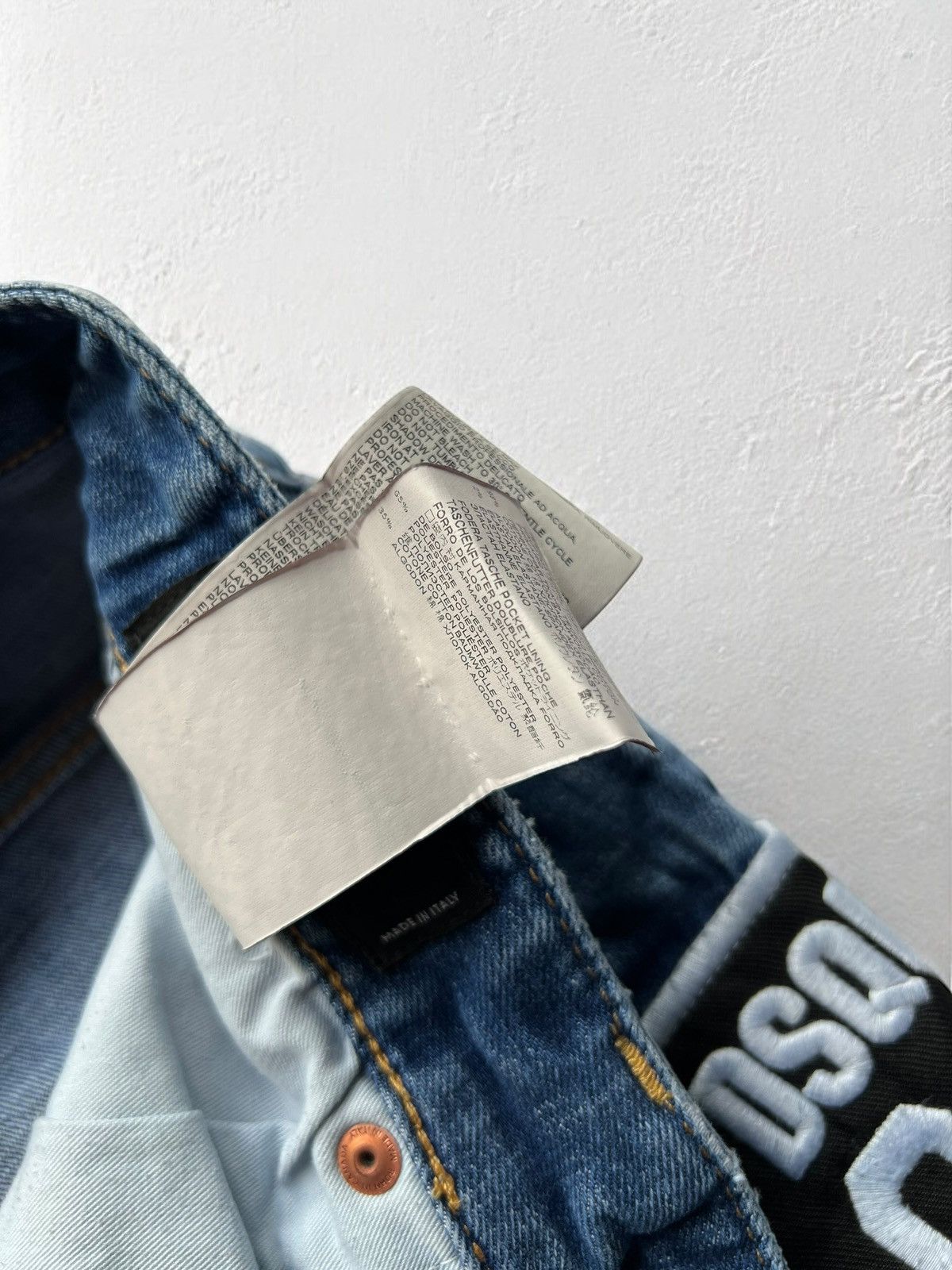 Designer × Dsquared2 DSQUARED2 “SKATER BOY JEAN” EMBROIDERED BIG LOGO PANTS JEANS Size US 33 - 10 Thumbnail