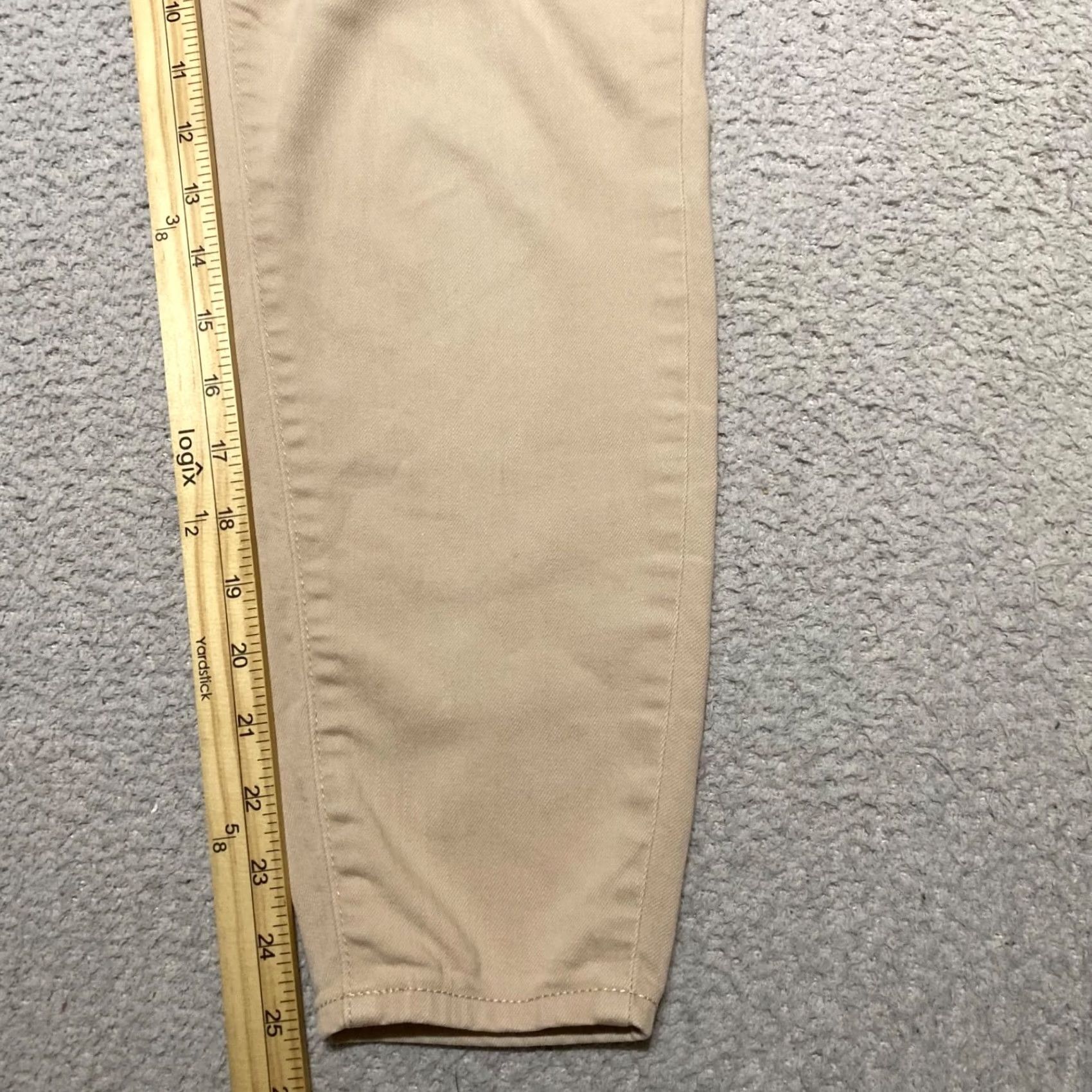 Talbots Talbots Womens Pants 6P Beige Jegging Light Wash Mid Rise Petite Casual Skinny Inseam 25" Size 30" / US 8 / IT 44 - 6 Thumbnail