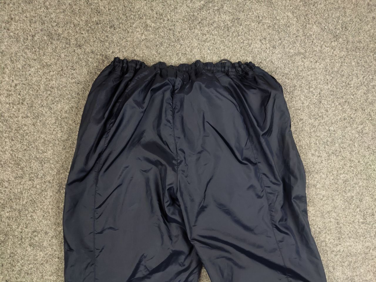 Nike Vintage 90s Nike Navy Nylon Track Pants Y2K Rare Retro Hype Size US 36 / EU 52 - 10 Thumbnail