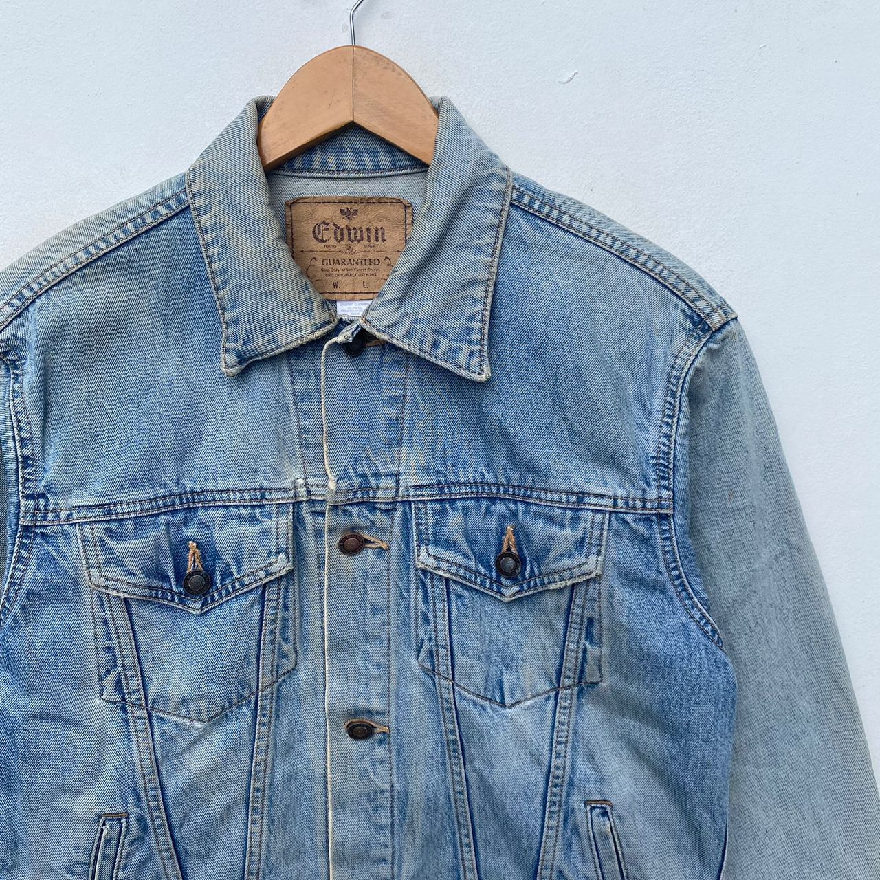 Edwin × Vintage VINTAGE EDWIN TRUCKER JACKET LARGE Size US L / EU 52-54 / 3 - 3 Thumbnail