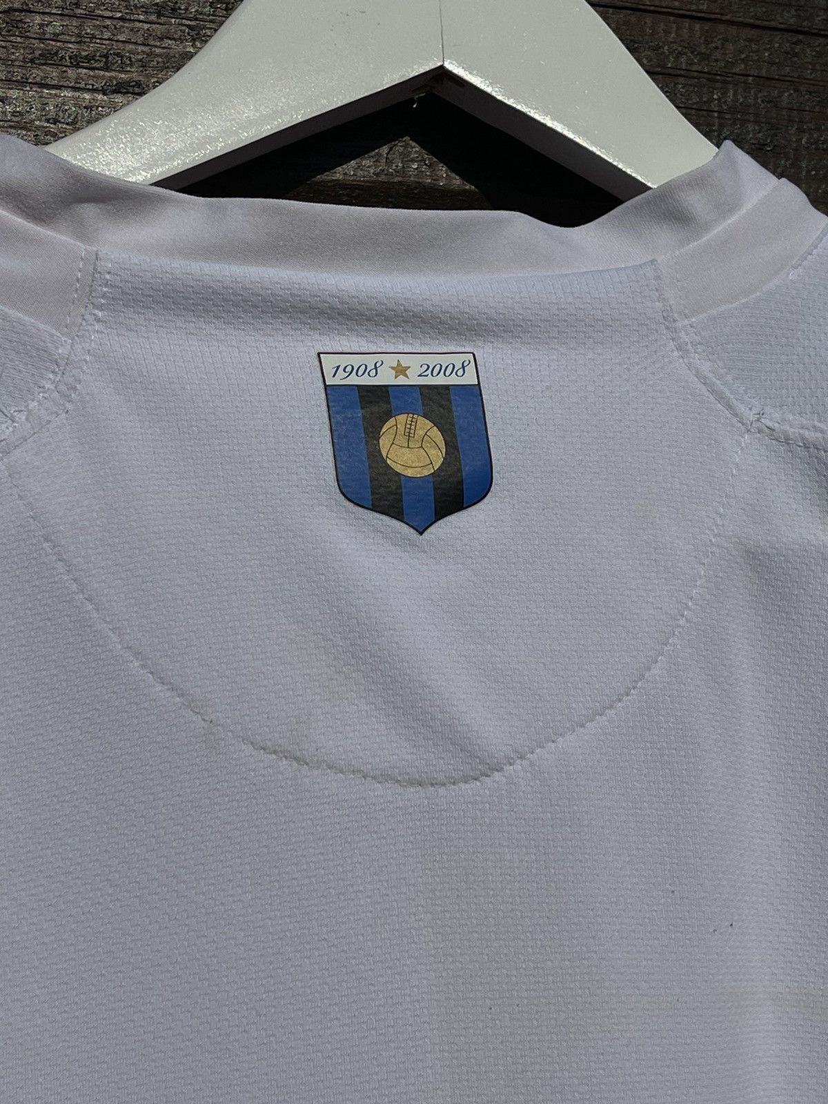 Nike × Vintage 2008 Nike Inter 100 year anni vintage cross soccer jersey Size US XL / EU 56 / 4 - 10 Thumbnail