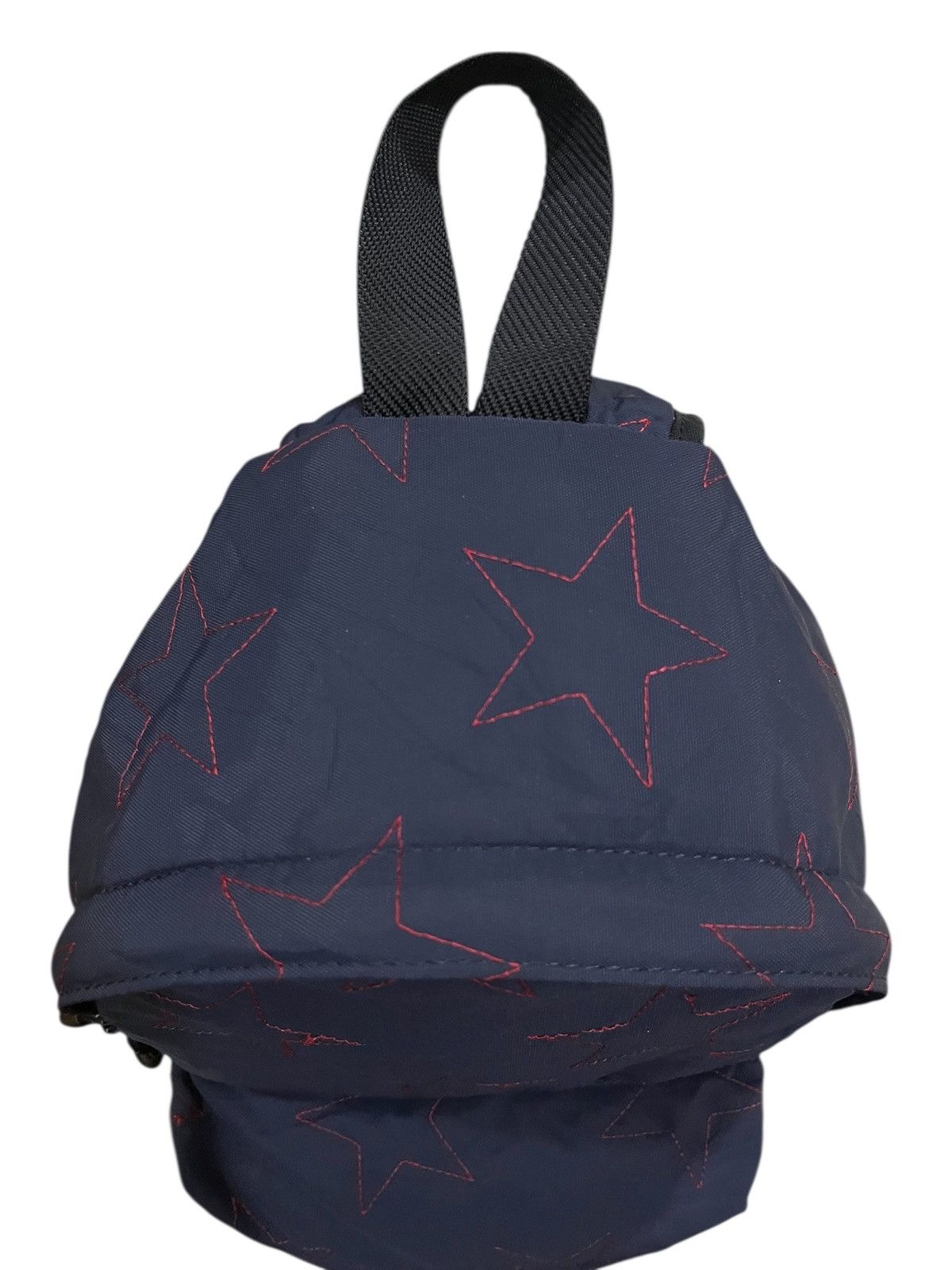 Japanese Brand VINTAGE SAZABY NYLON BACKPACK BLUE STAR RED DESIGN Size ONE SIZE - 2 Thumbnail