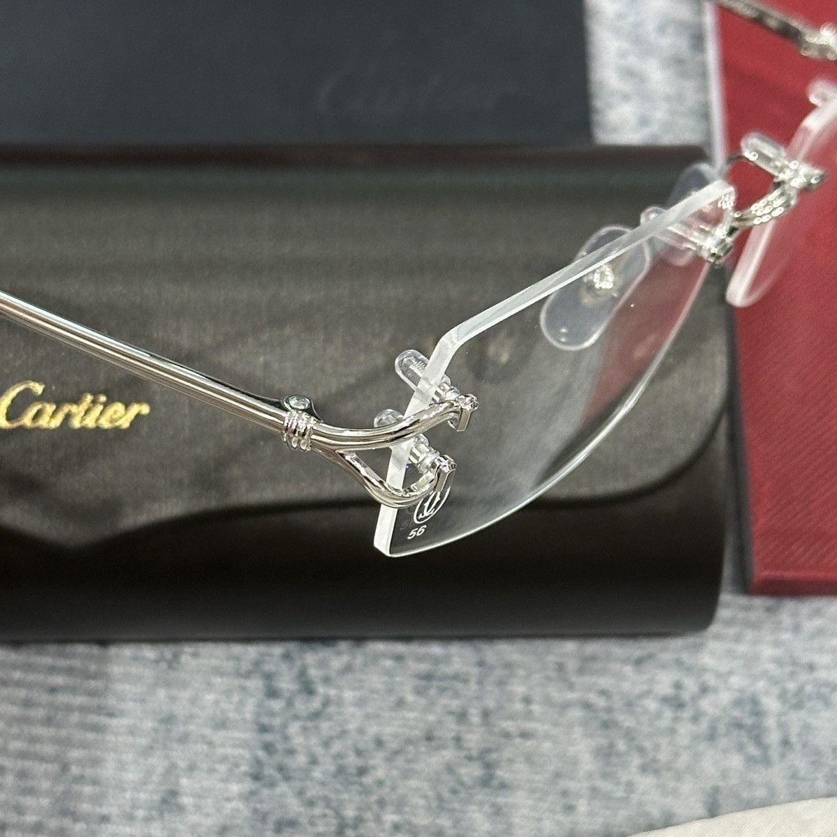 Cartier CARTIER CT0563O 002 EYEGLASSES Size ONE SIZE - 4 Thumbnail
