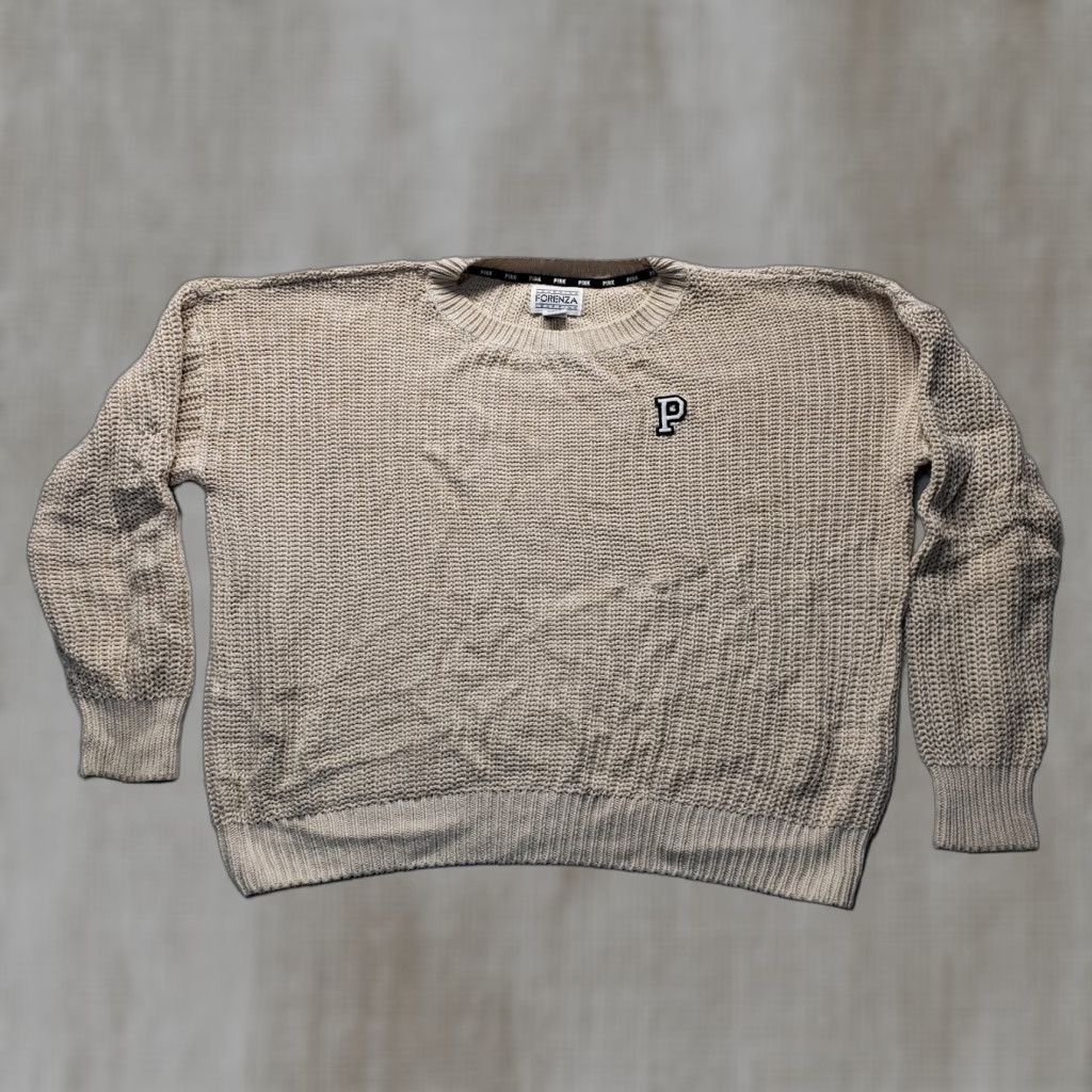 Vintage VINTAGE Forenza Sweater Women L Brown Cable-Knit Pullover Love 90s (if applicable) Mens Womens? Size L / US 10 / IT 46 - 1 Thumbnail