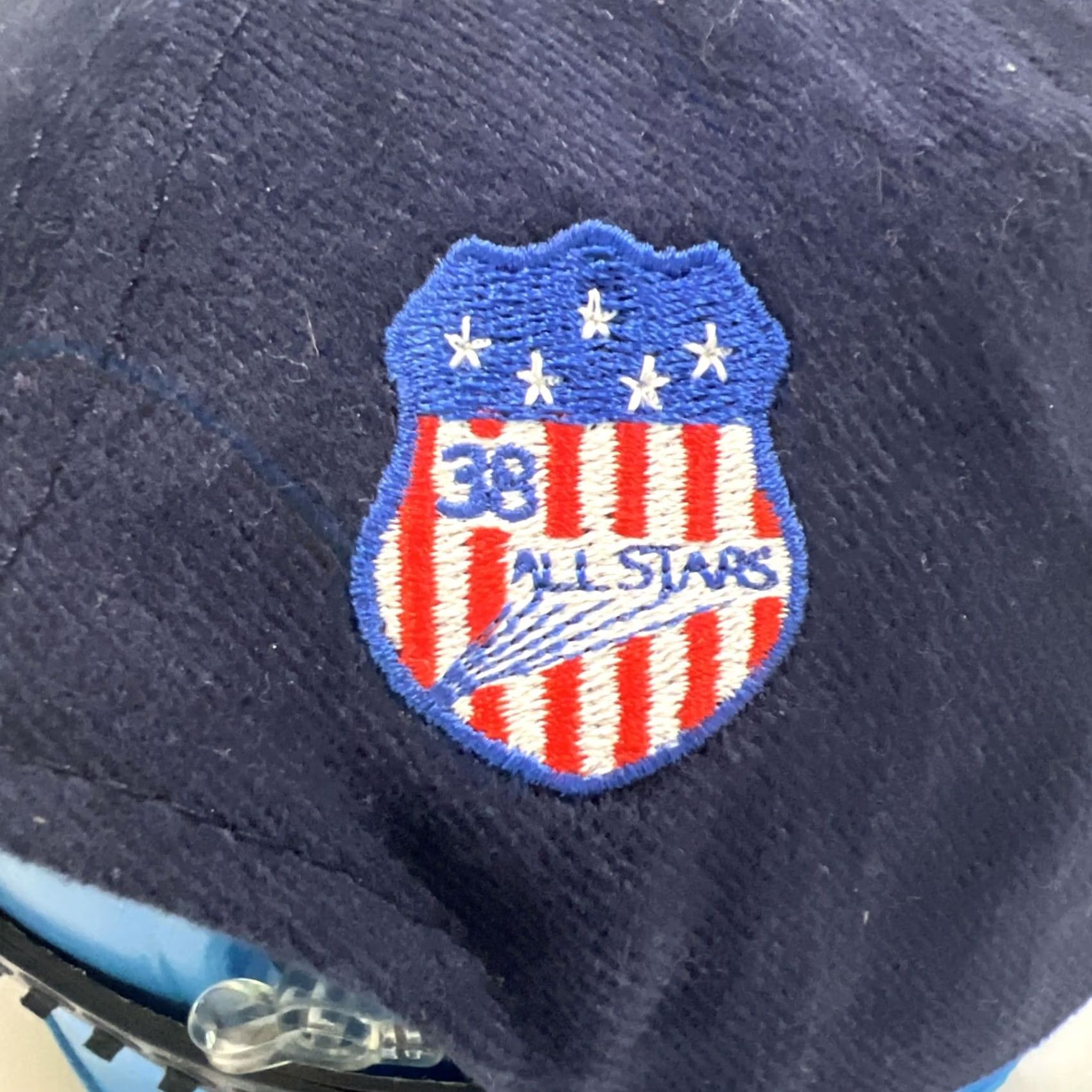 Vintage VINTAGE Headmaster US Air Force Academy All Stars Snapback Hat Embroidered Adjustable Blue Stars Men One Size Size ONE SIZE - 4 Thumbnail