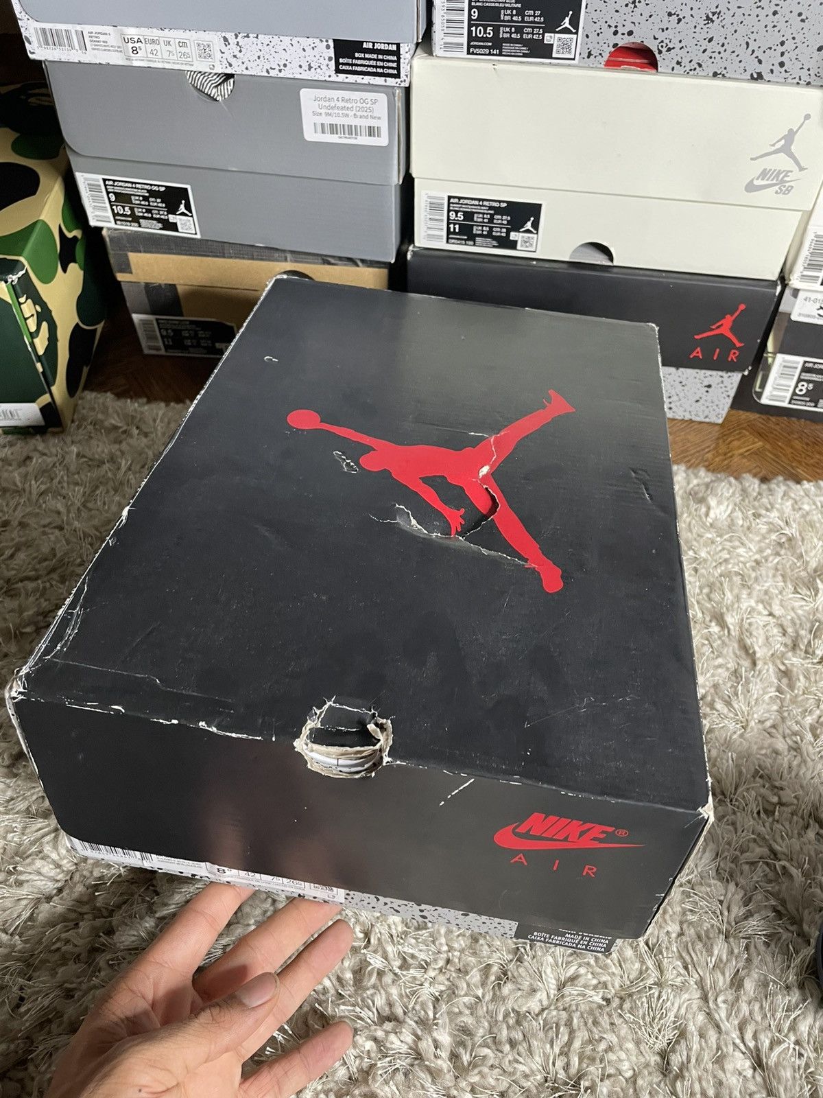 Jordan Brand Jordan 5 Black Metallic Size US 8.5 / EU 41-42 - 13 Thumbnail