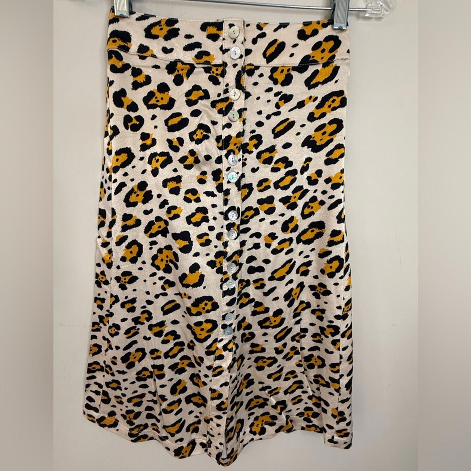 Other Shyanne country western leopard print midi skirt SZ XS Size 26" / US 2 / IT 38 - 1 Thumbnail