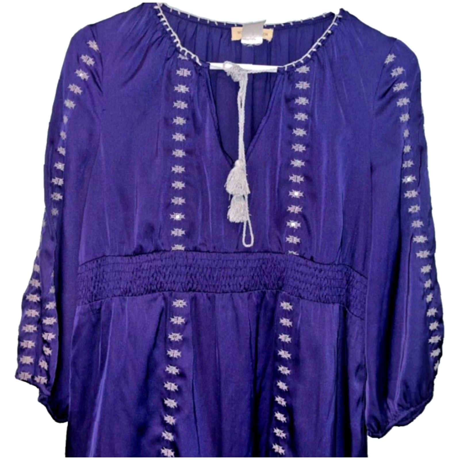Vintage Moon Collection Blouse Live In California W/ Sequins Sz M Size M / US 6-8 / IT 42-44 - 5 Thumbnail
