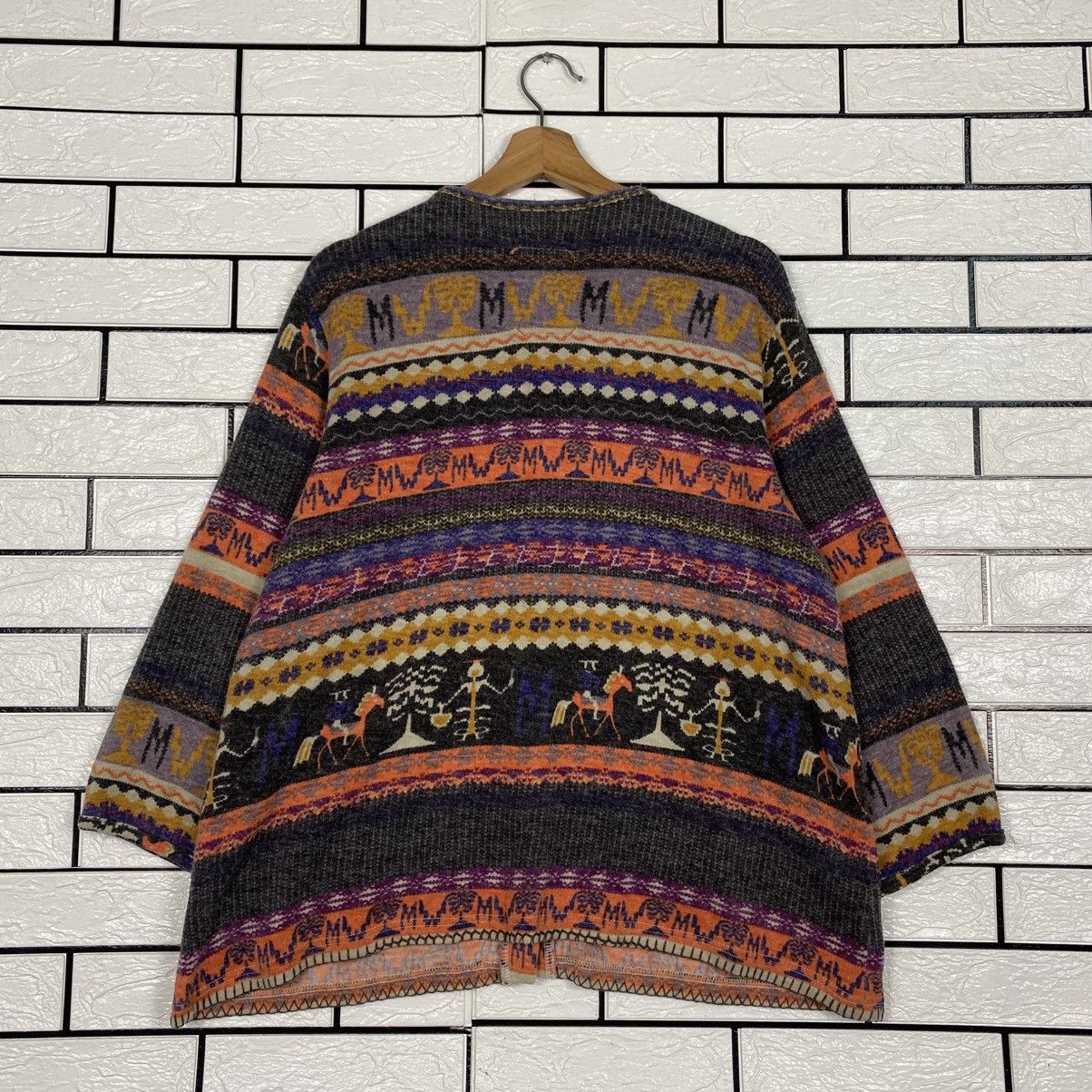 Hysteric Glamour 📌Cardigan Jacket Design Navajo Native Drug Store Japan Size US M / EU 48-50 / 2 - 9 Thumbnail
