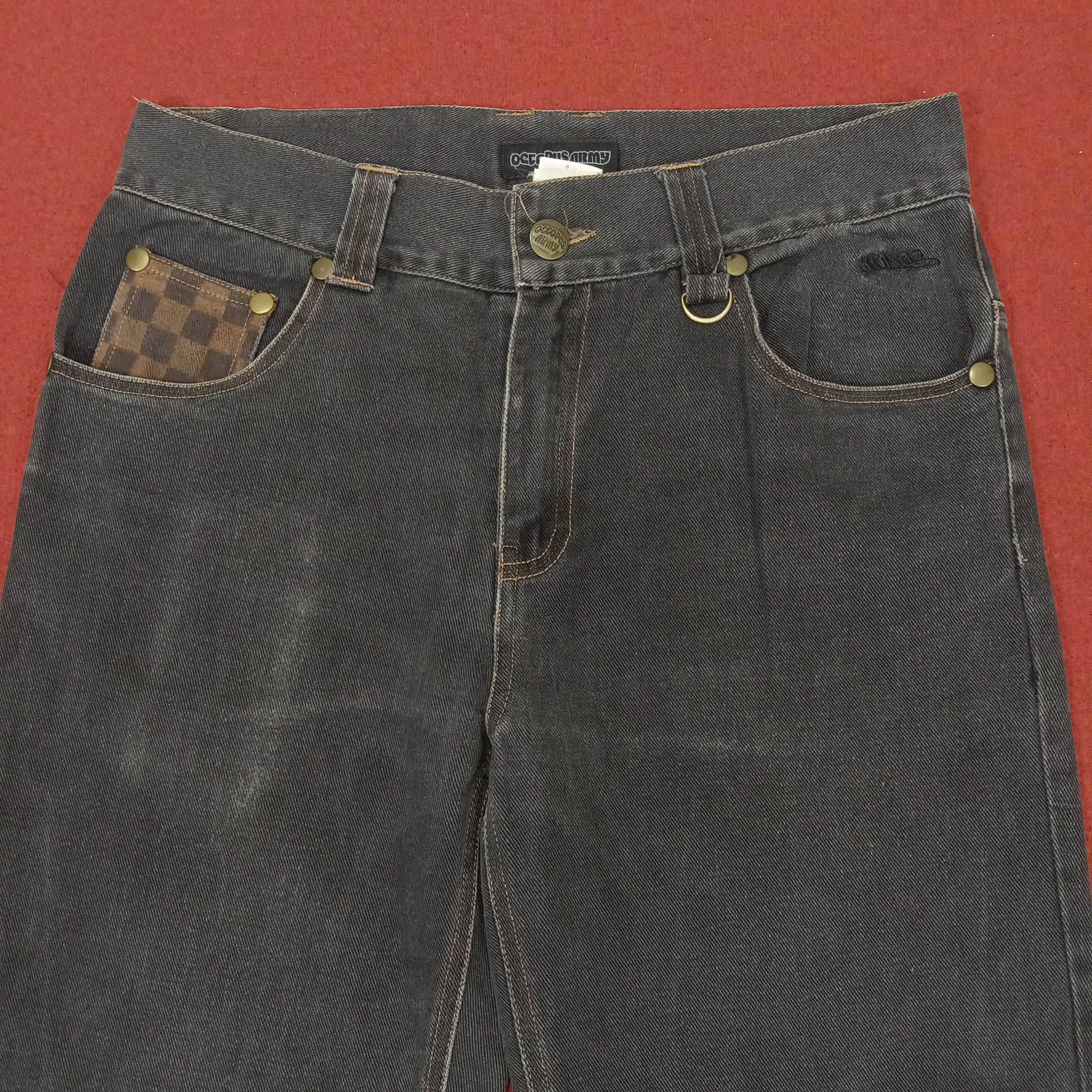 Japanese Brand × Vintage Octopus Army Streetwear Skater Fashion Style Jeans Size US 32 / EU 48 - 5 Thumbnail