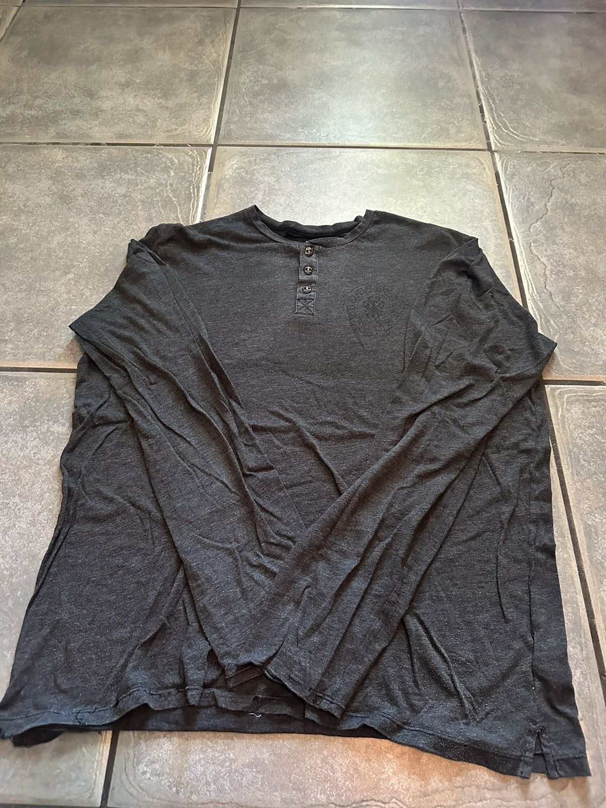 Vintage Chrome Hearts Horseshoe Henley