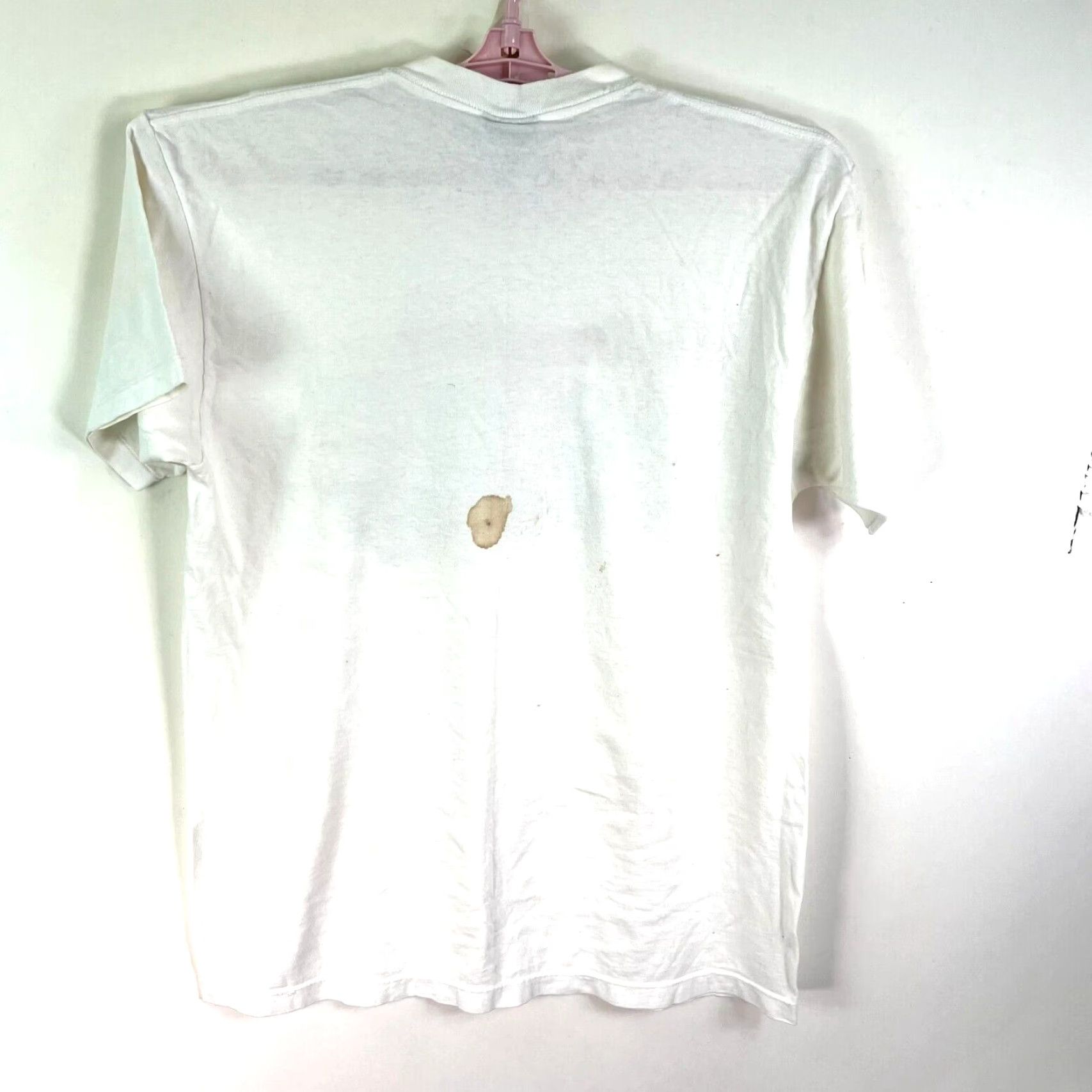 Soffe Vintage Marines T-Shirt Adult Large White Graphic Print Crew Neck Logo 90s Mens Size US L / EU 52-54 / 3 - 7 Thumbnail