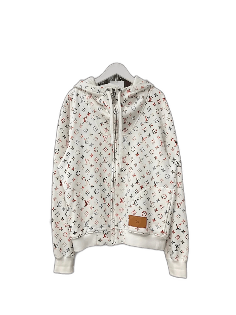 Louis Vuitton Louis Vuitton Patterned Zip Hoodie Jacket Size US S / EU 44-46 / 1 - 1 Thumbnail