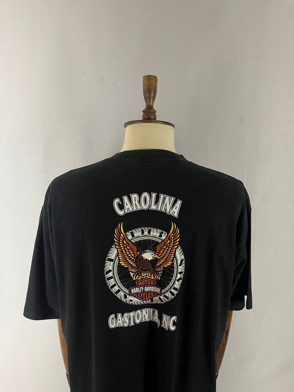 Harley Davidson Harley Davidson Tee T Shirt Vintage Black 1990s Size US XXL / EU 58 / 5 - 8 Thumbnail