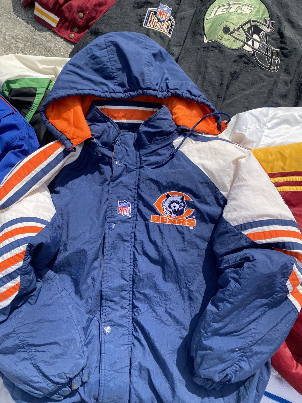 Starter Vintage jacket Chicago Bears NFL Size US L / EU 52-54 / 3 - 1 Thumbnail