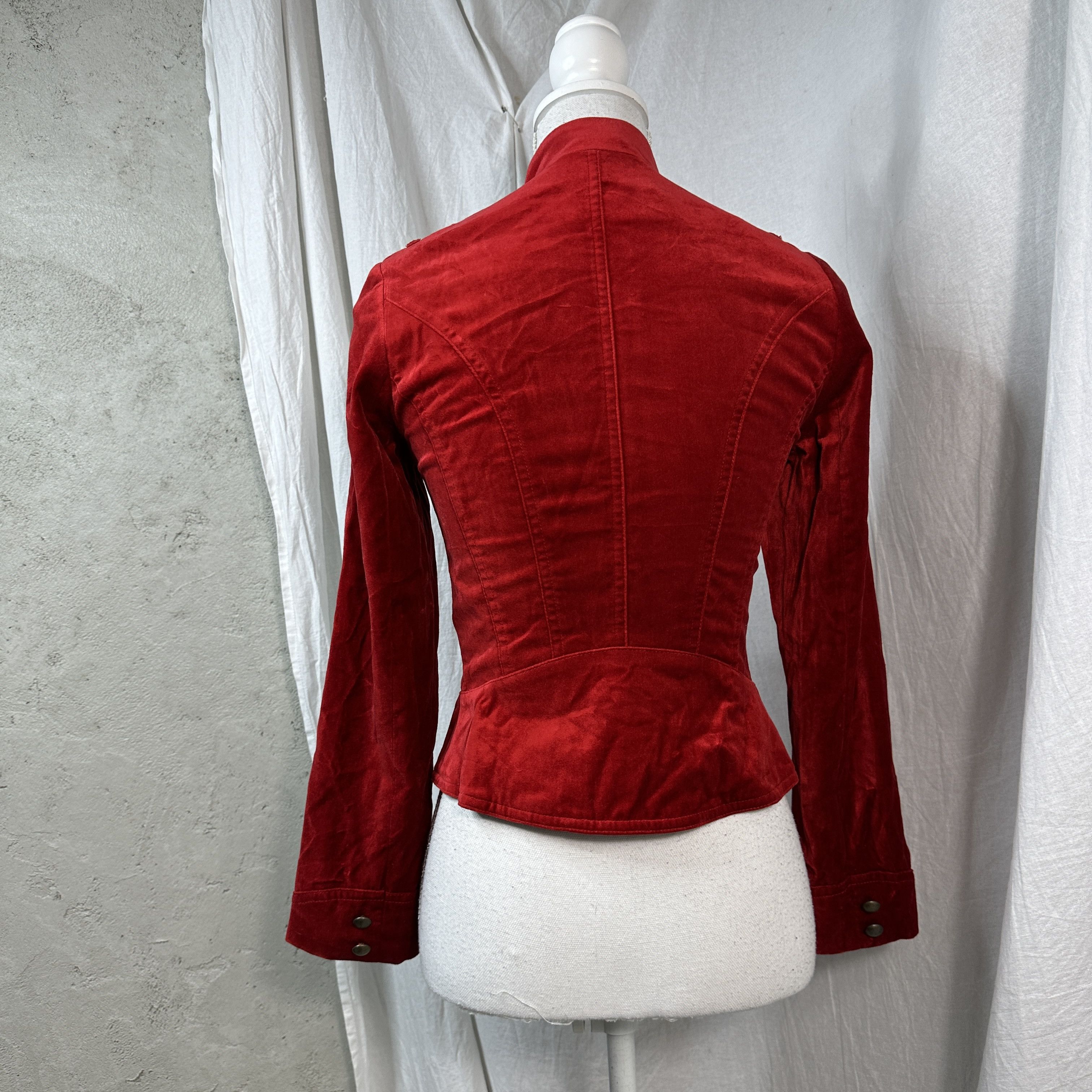 Vintage Military Styled Vintage Velour Jacket Size S / US 4 / IT 40 - 7 Thumbnail