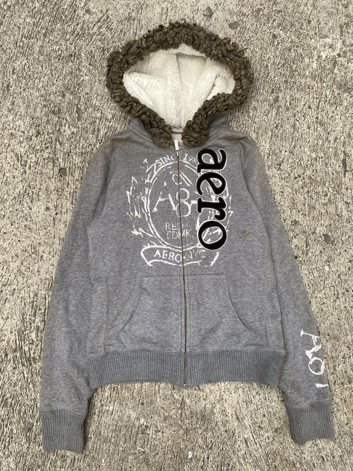 If Six Was Nine × Japanese Brand × Le Grande Bleu (L.G.B.) Y2k style LGB zip fur hoodie Size US M / EU 48-50 / 2 - 1 Thumbnail