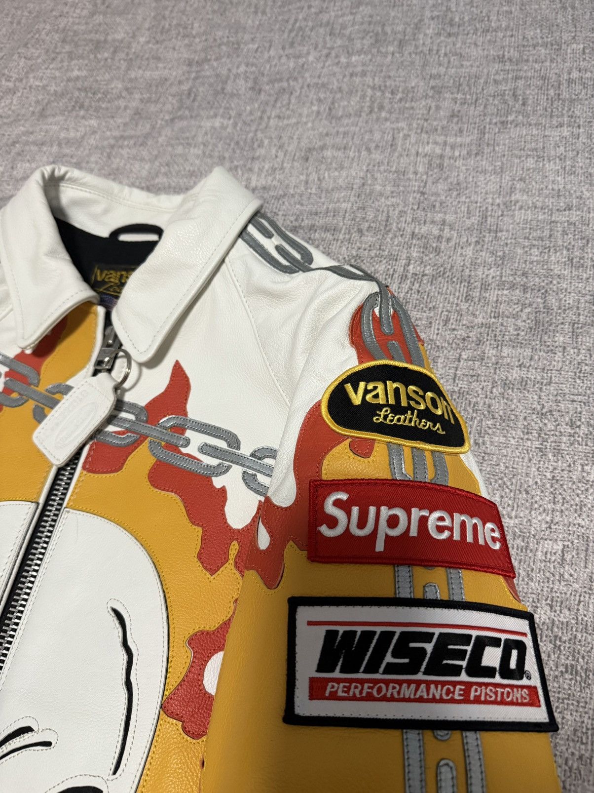 Supreme × Vanson Leathers Supreme vanson leathers ghost Rider Jacket Size US L / EU 52-54 / 3 - 3 Thumbnail