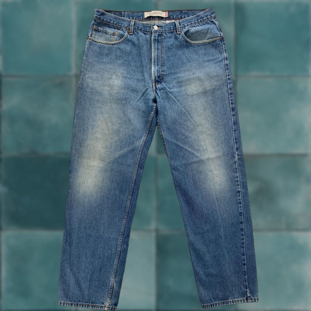 Levi's VINTAGE Levi's 550 Jeans Mens 38x34 Blue Relaxed Fit Tapered Leg Denim 2005 Y2K Size US 38 / EU 54 - 1 Thumbnail