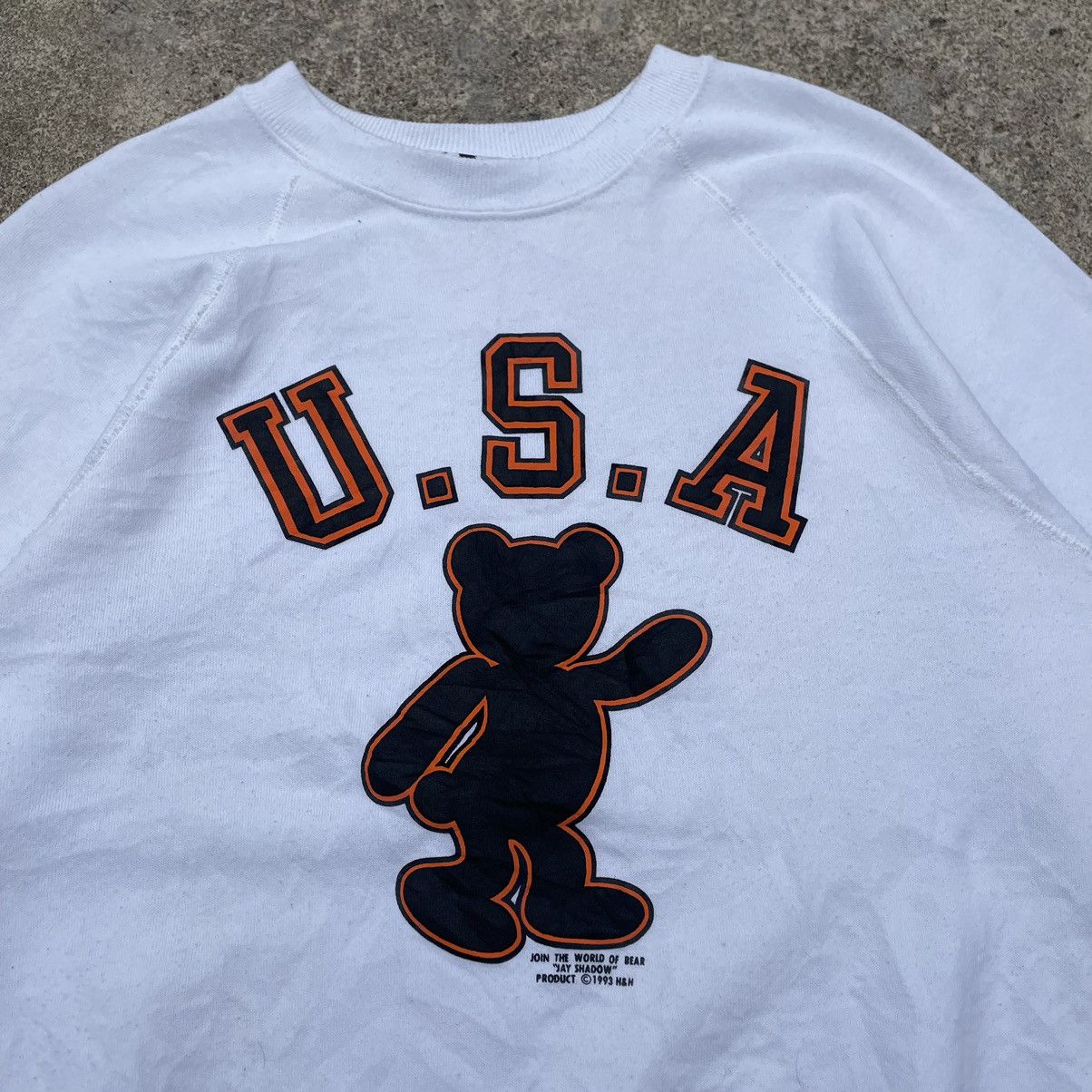 Vintage 🔥Rare🔥Vintage 1993 Shadow Bear Festival Crewneck Sweatshirts Size US M / EU 48-50 / 2 - 2 Thumbnail